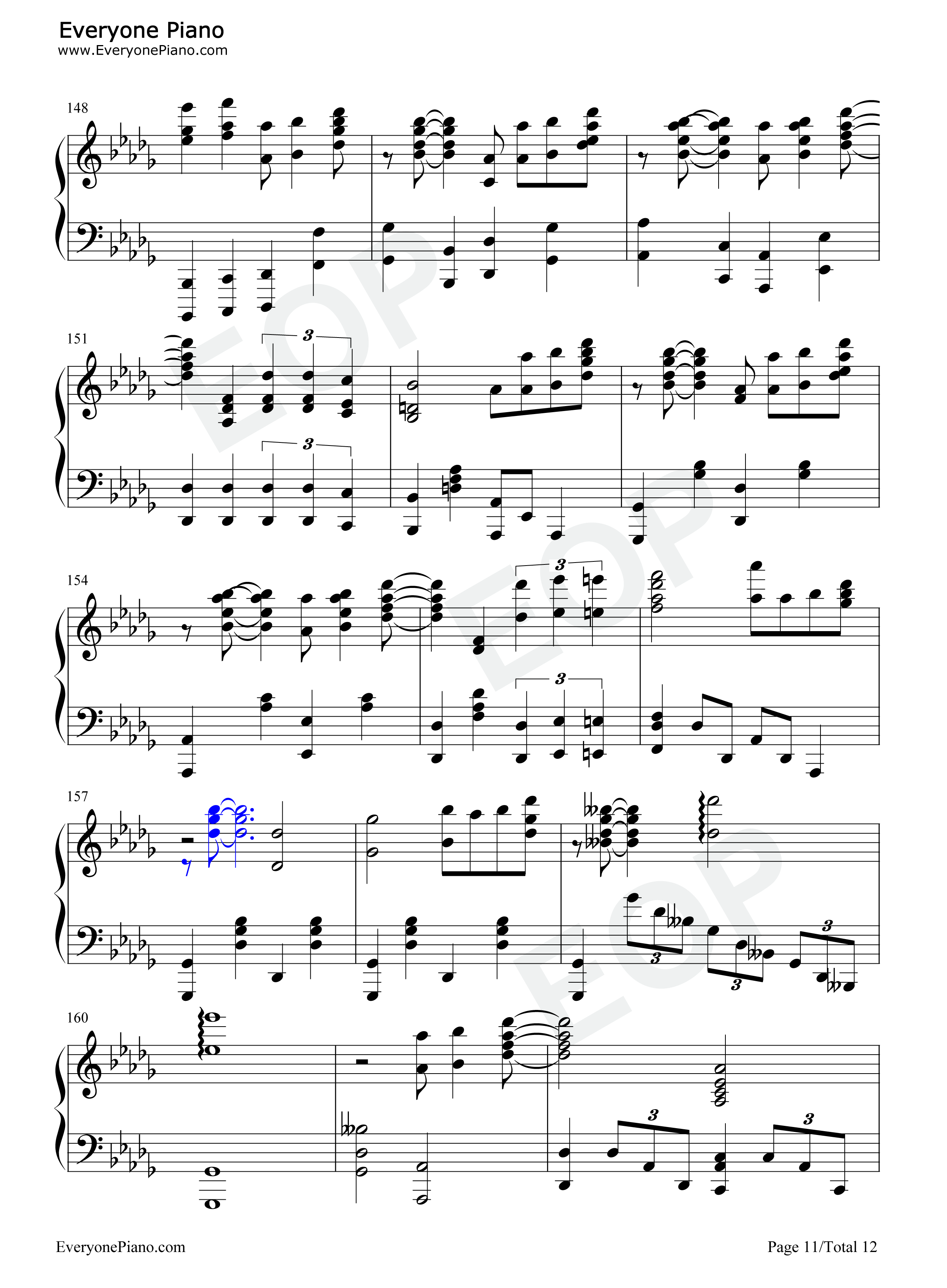 Glitter钢琴谱_sumika