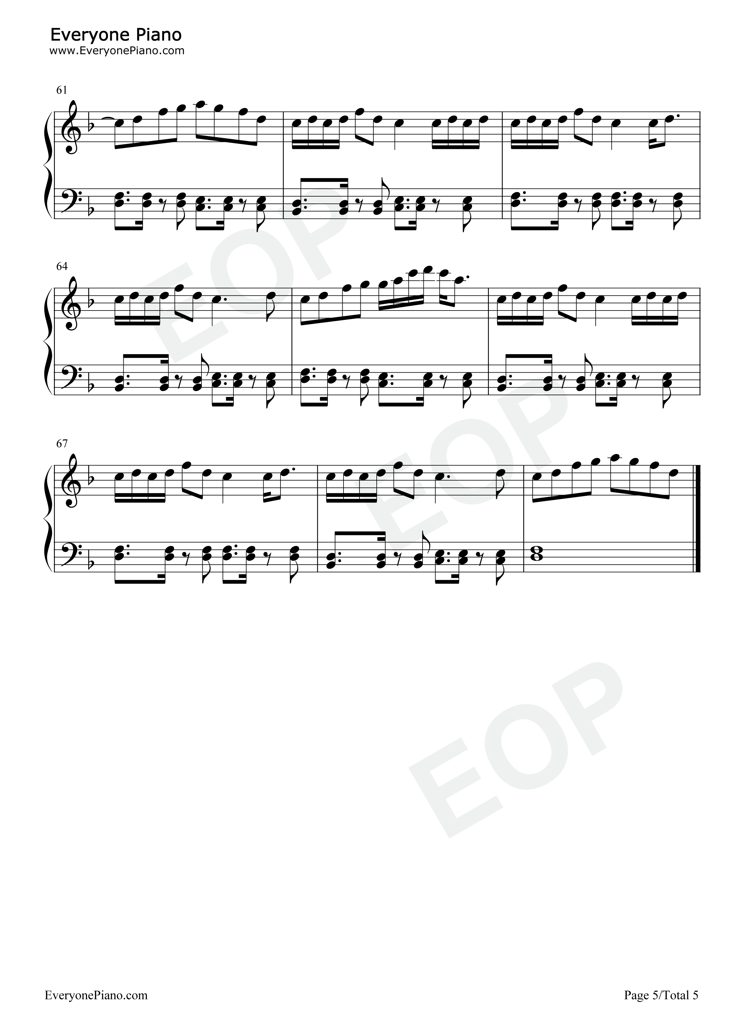 Empty_Love钢琴谱_Lulleaux_Kid_Princess