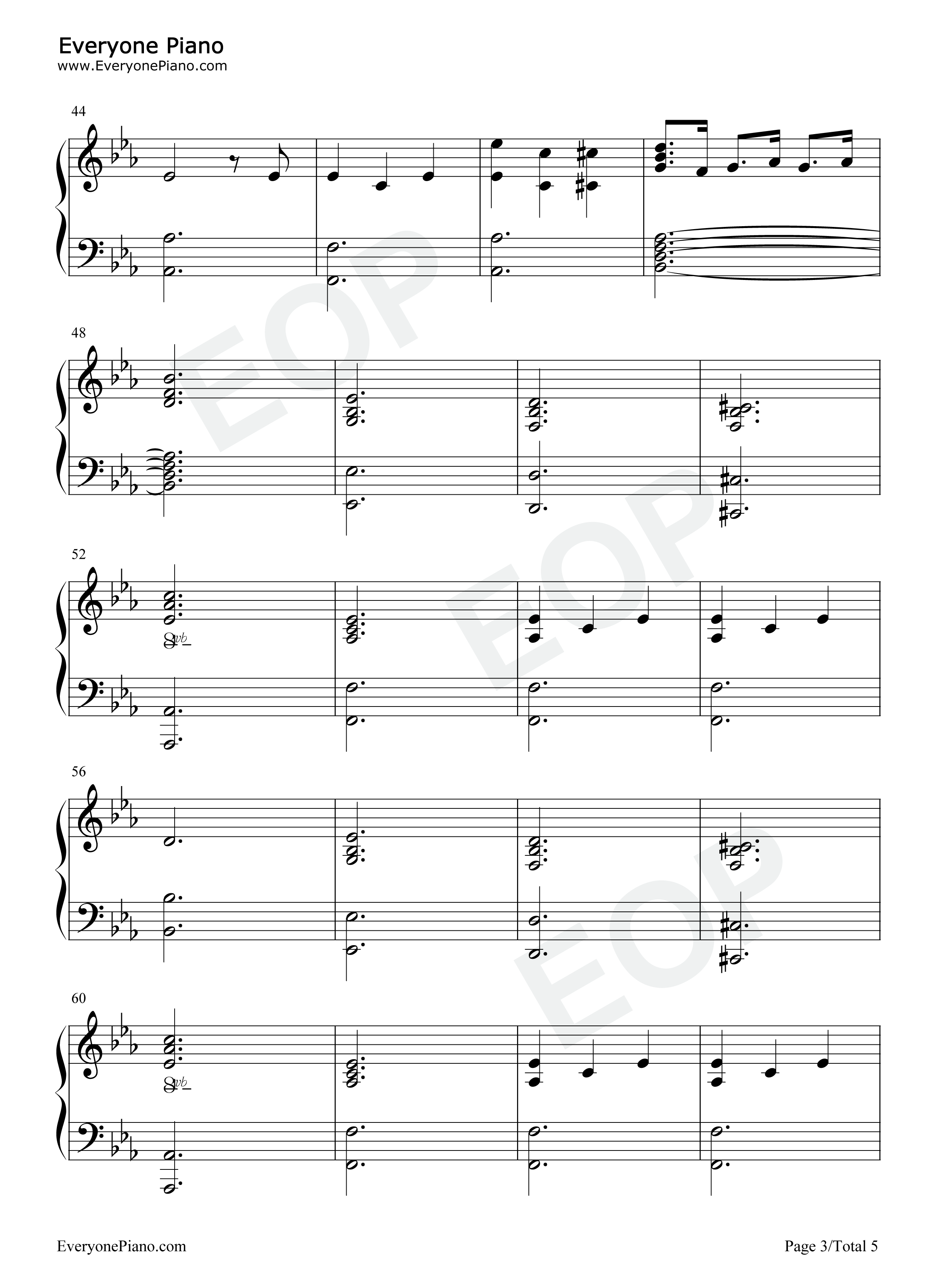 Le_Festin钢琴谱_Camille