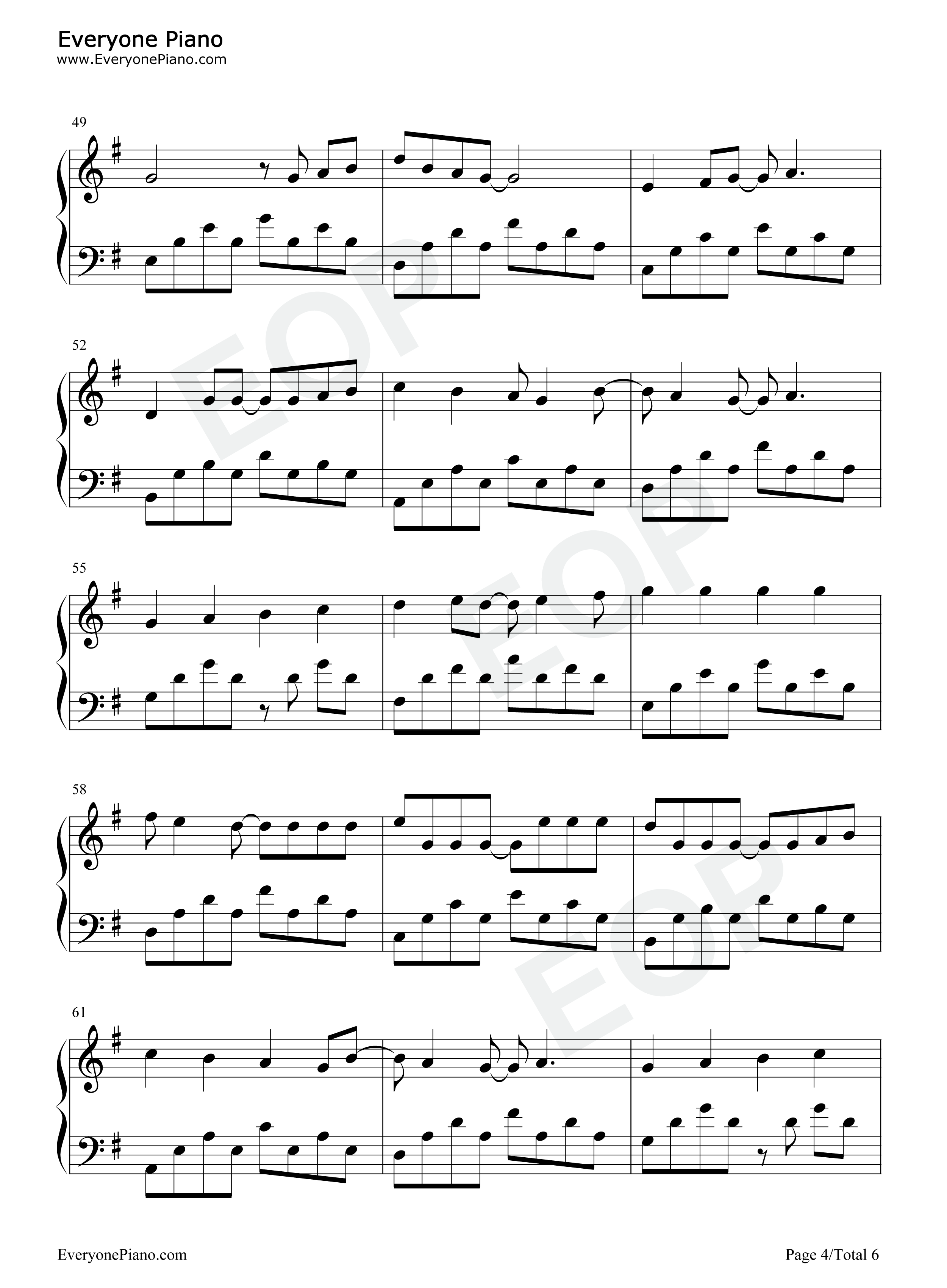 花香钢琴谱_周传雄_许绍洋