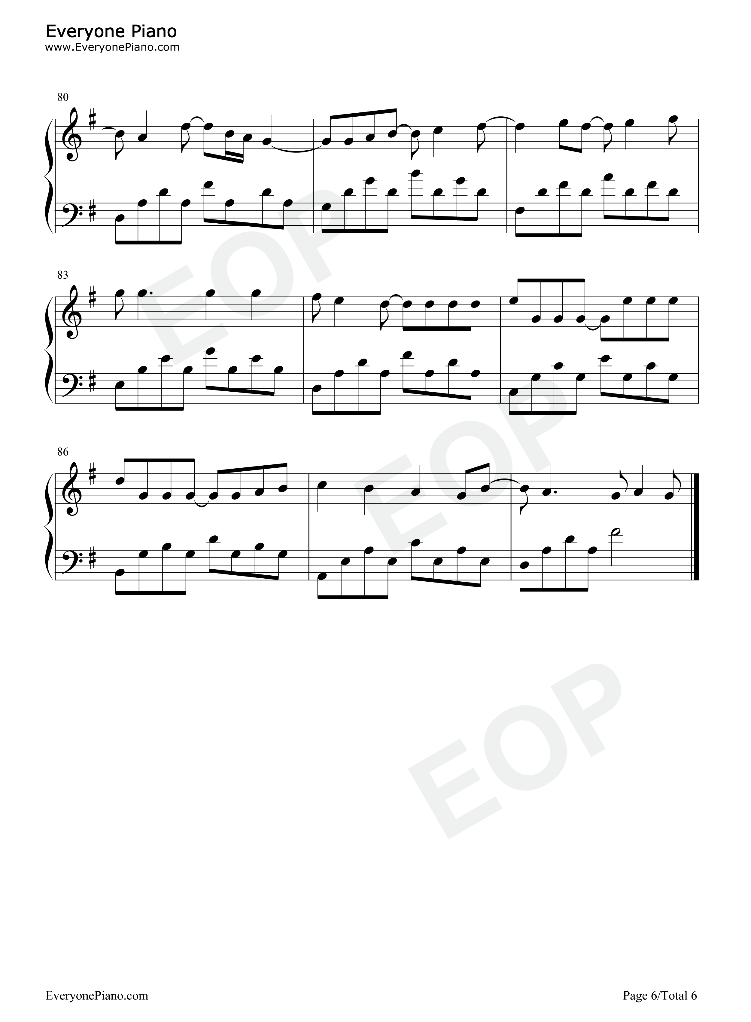 花香钢琴谱_周传雄_许绍洋