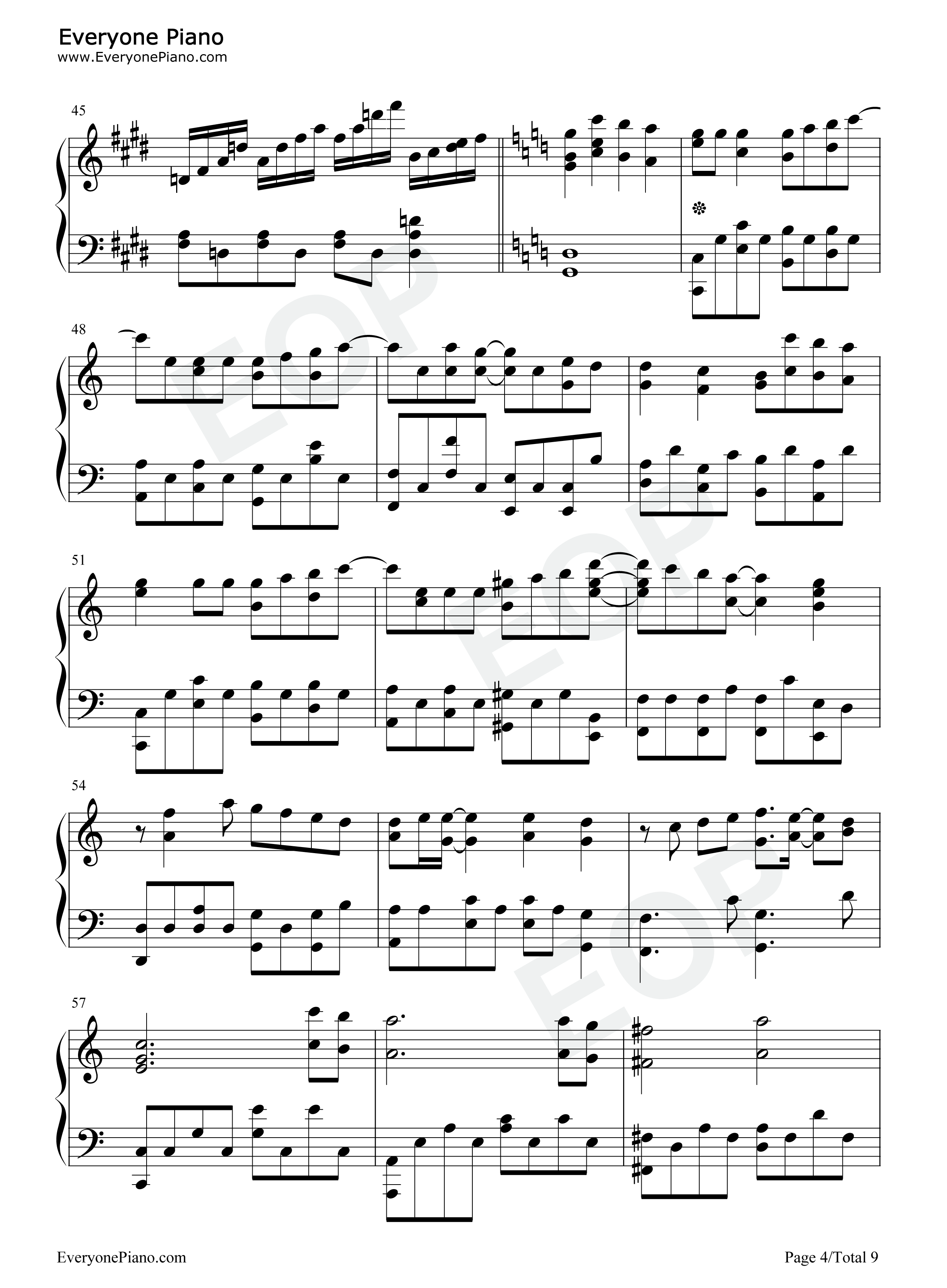 My_Friend钢琴谱_Zard