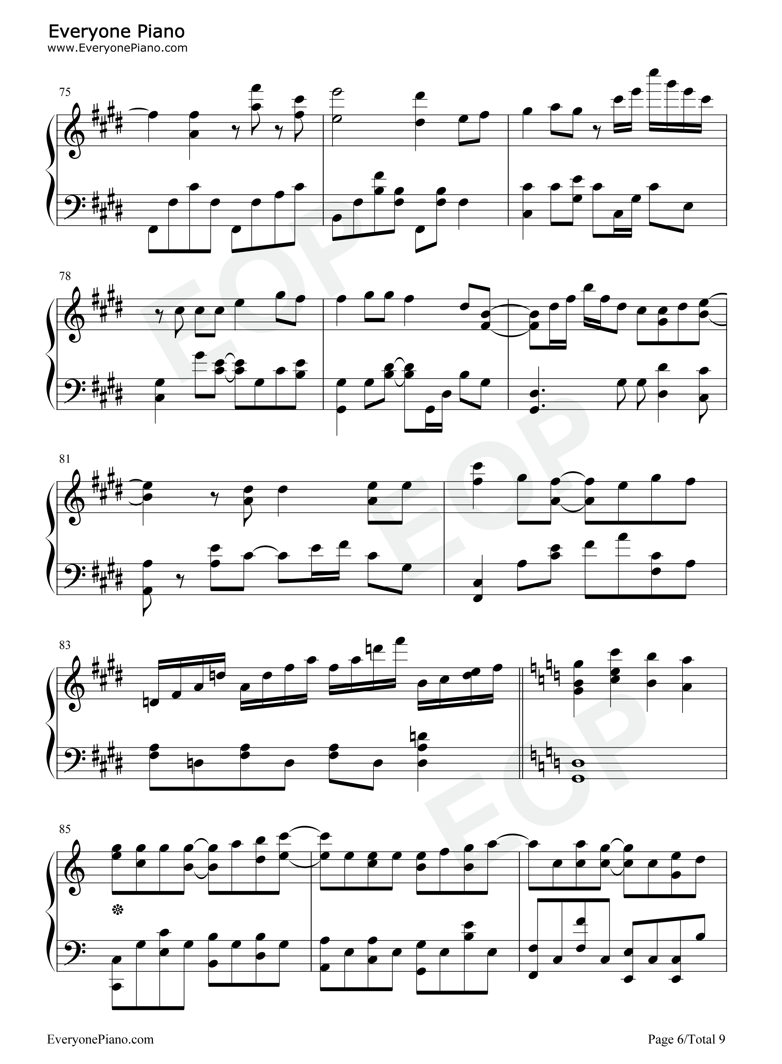 My_Friend钢琴谱_Zard