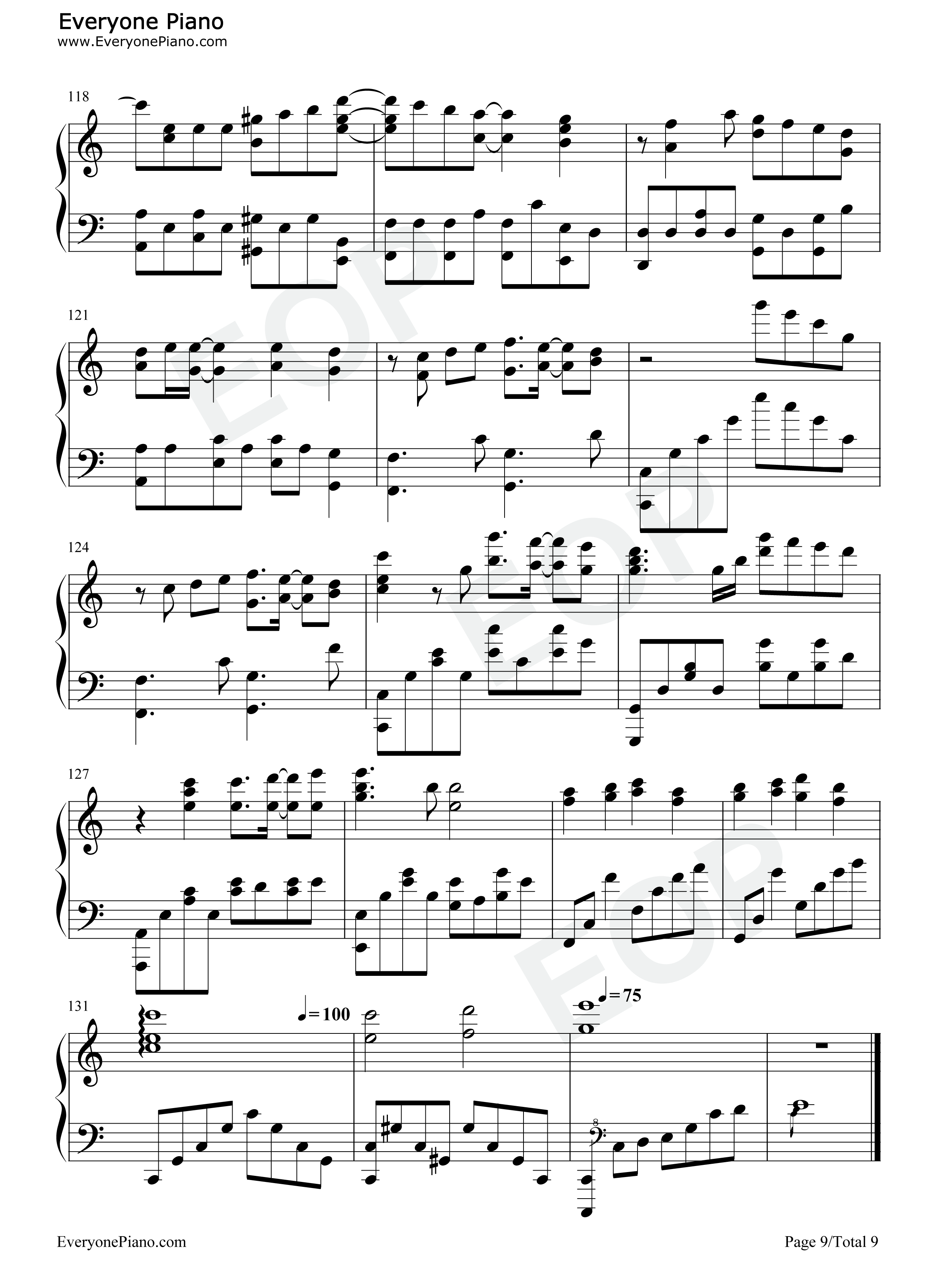 My_Friend钢琴谱_Zard