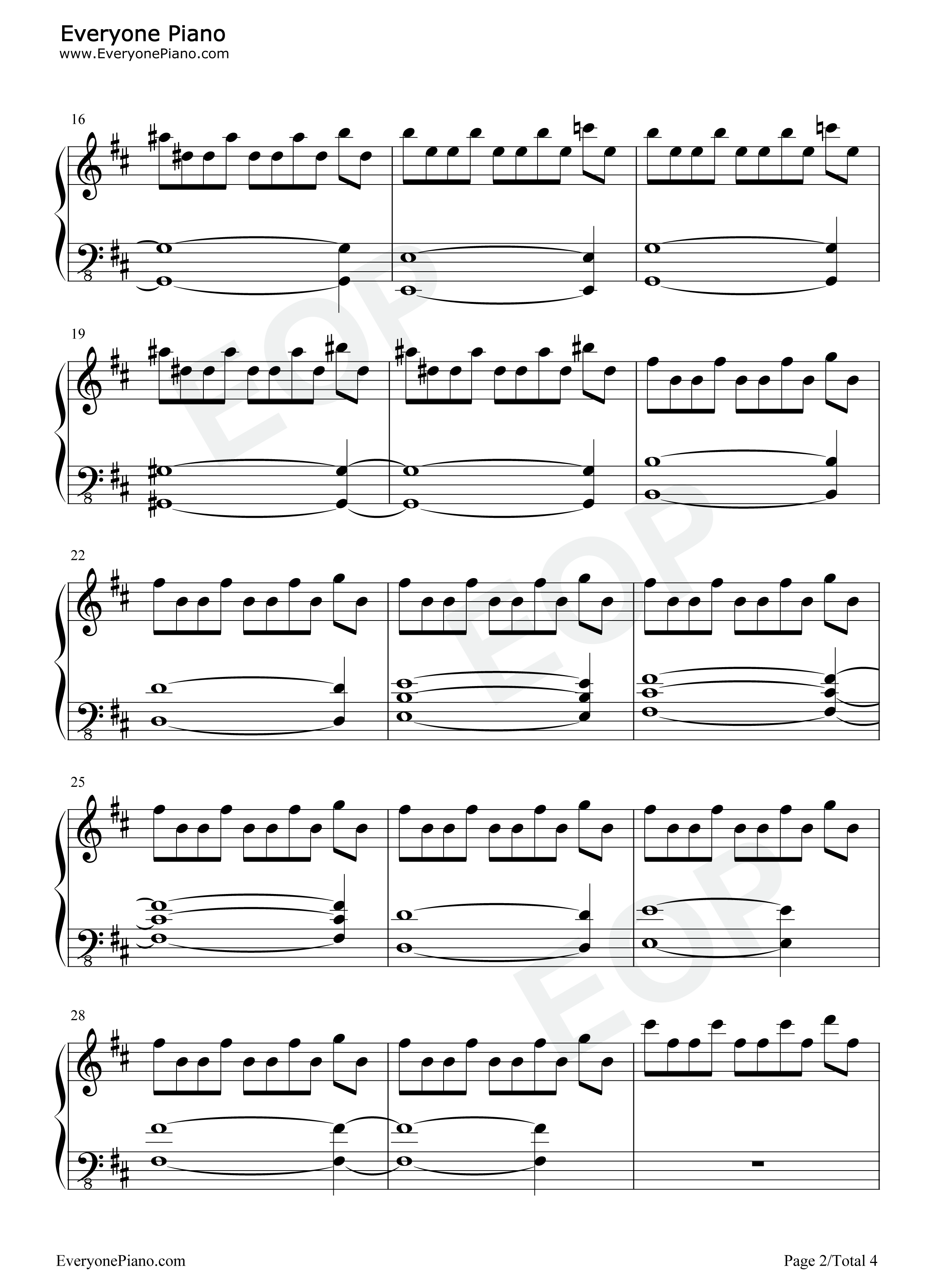 Halloween_Theme钢琴谱_John_Carpenter