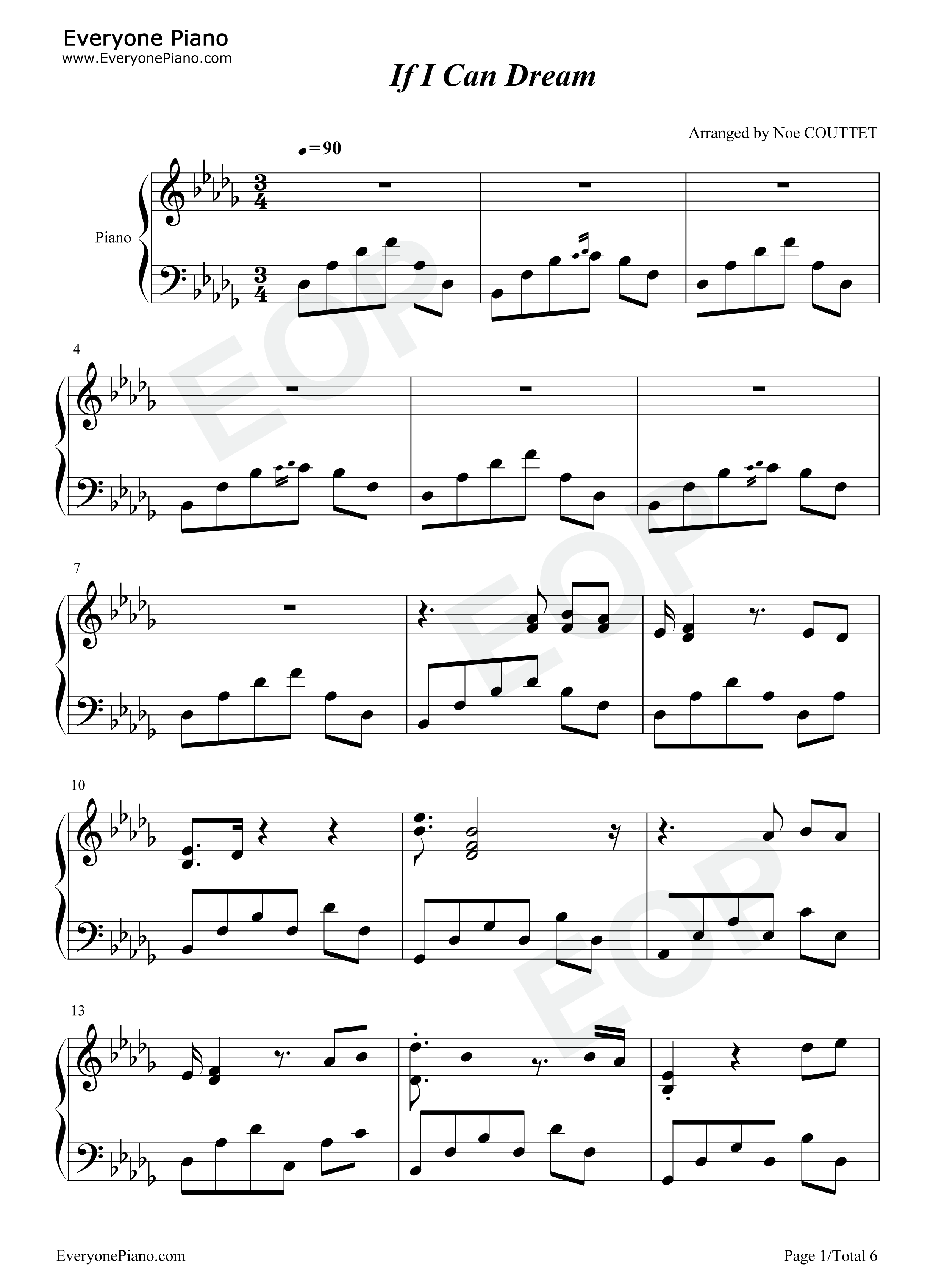 If_I_Can_Dream钢琴谱_Elvis_Presley