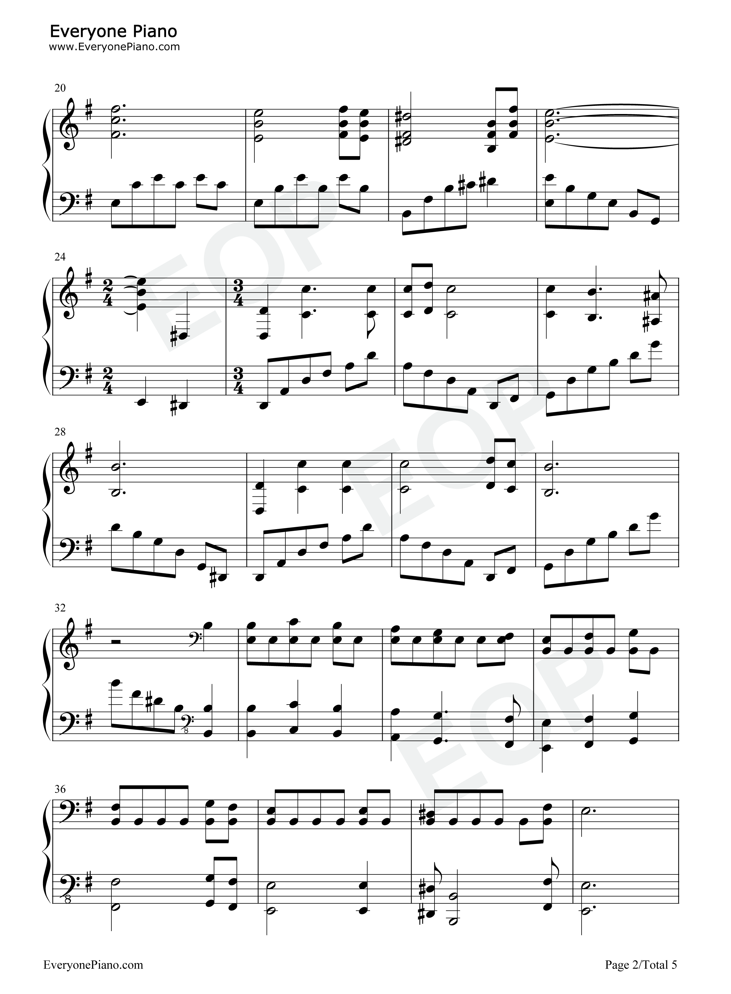 Feed_the_Birds钢琴谱_Julie_Andrews