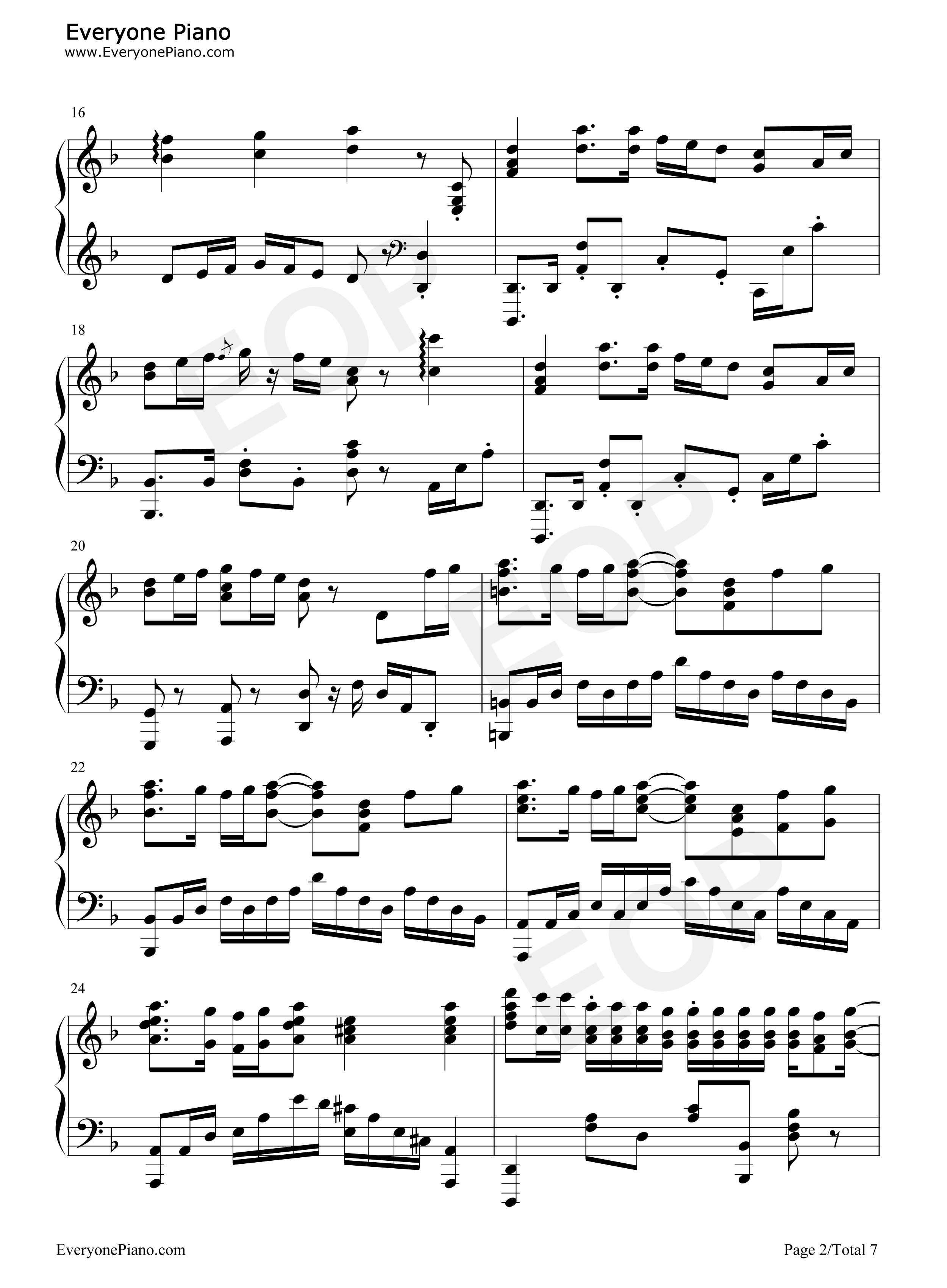 铃芽钢琴谱_十明