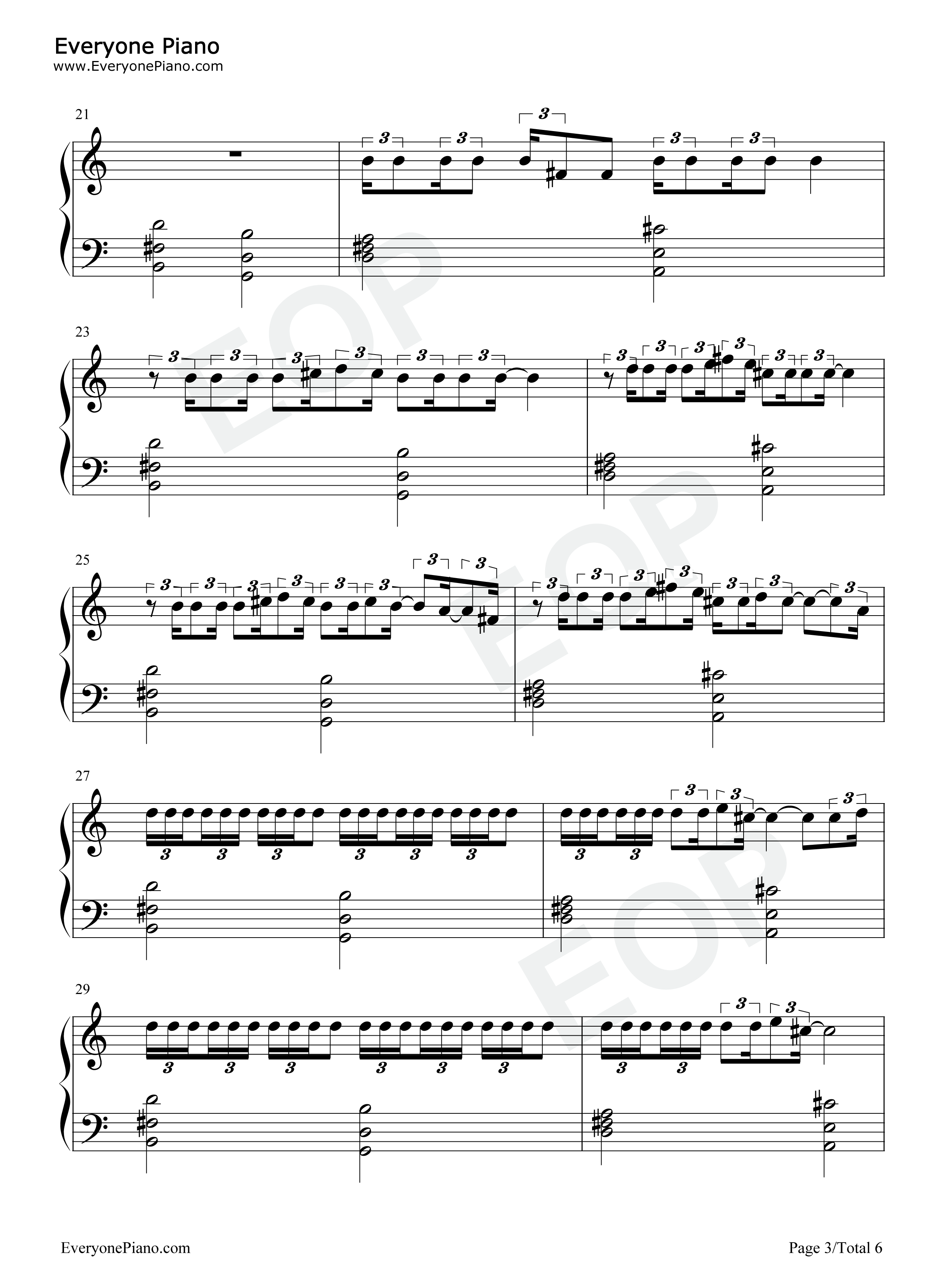 Hayya_Hayya_Better_Together钢琴谱_Trinidad_Cardona_Davido_AISHA