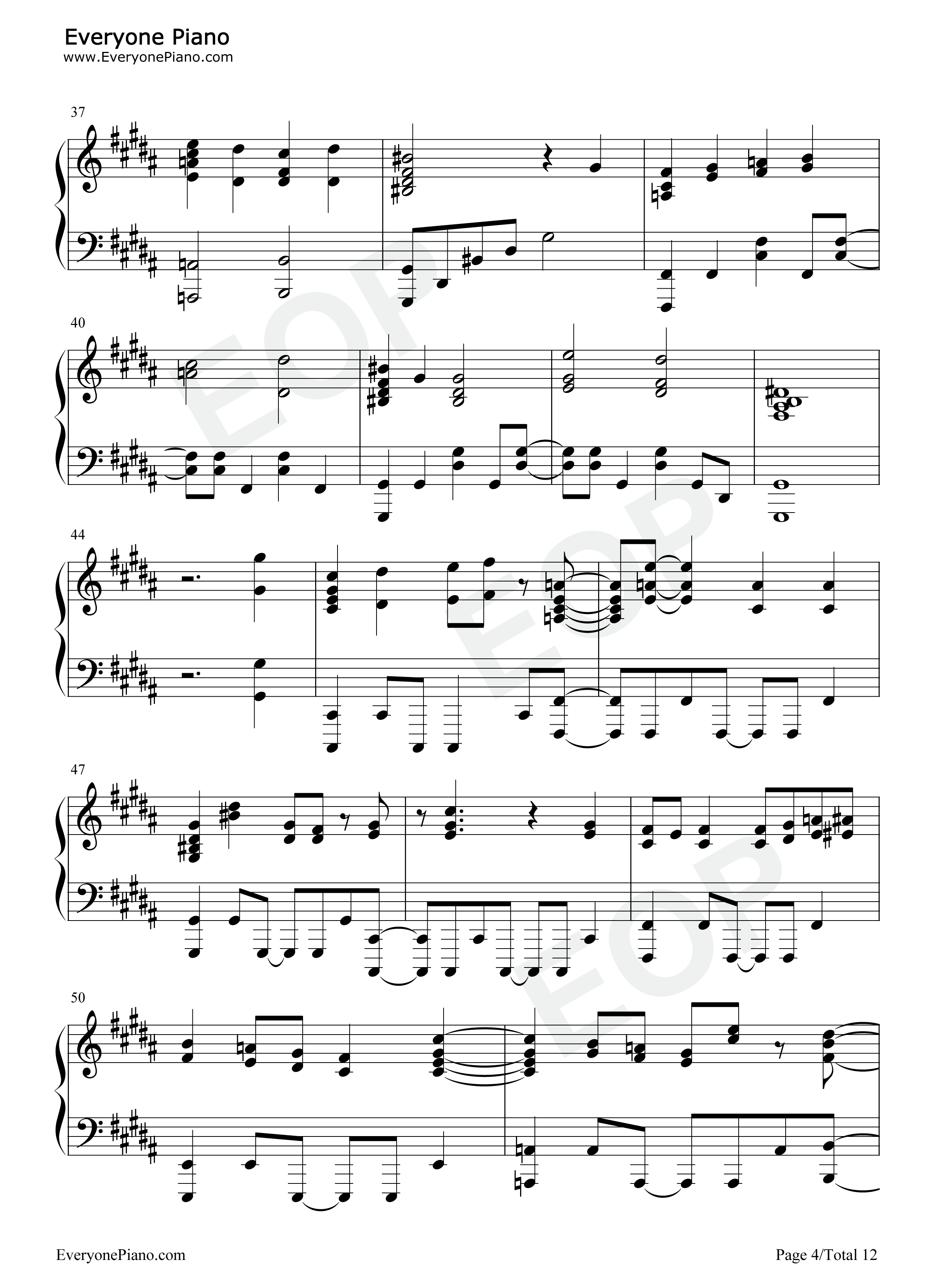 KICK_BACK钢琴谱_米津玄师