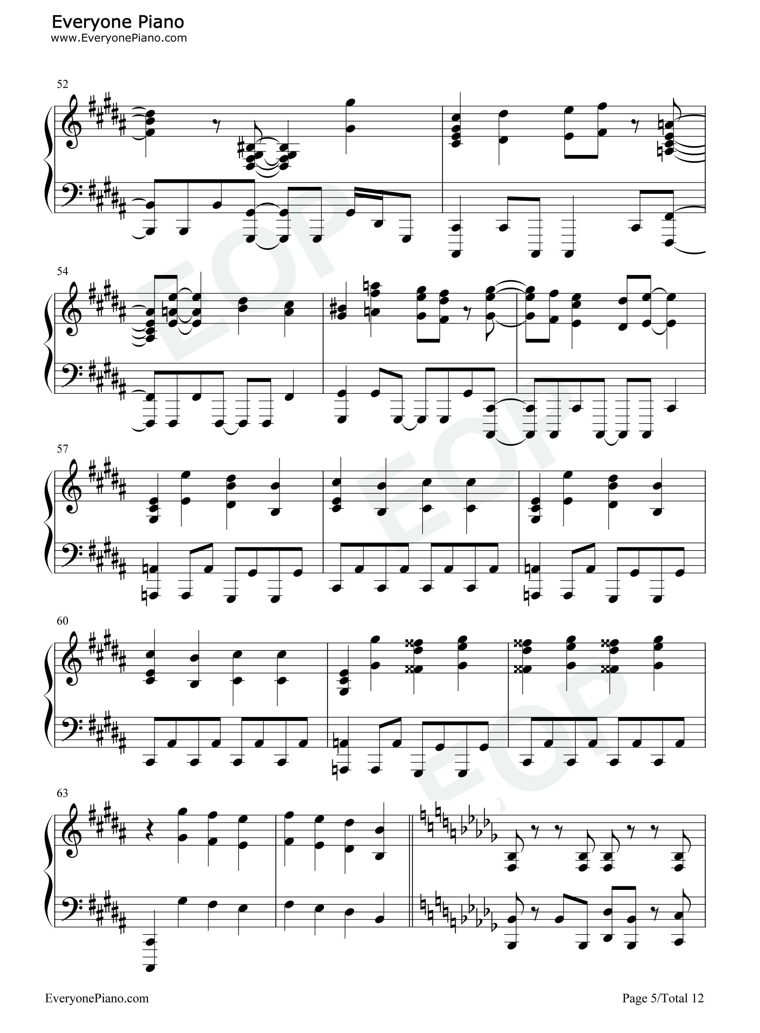 KICK_BACK钢琴谱_米津玄师