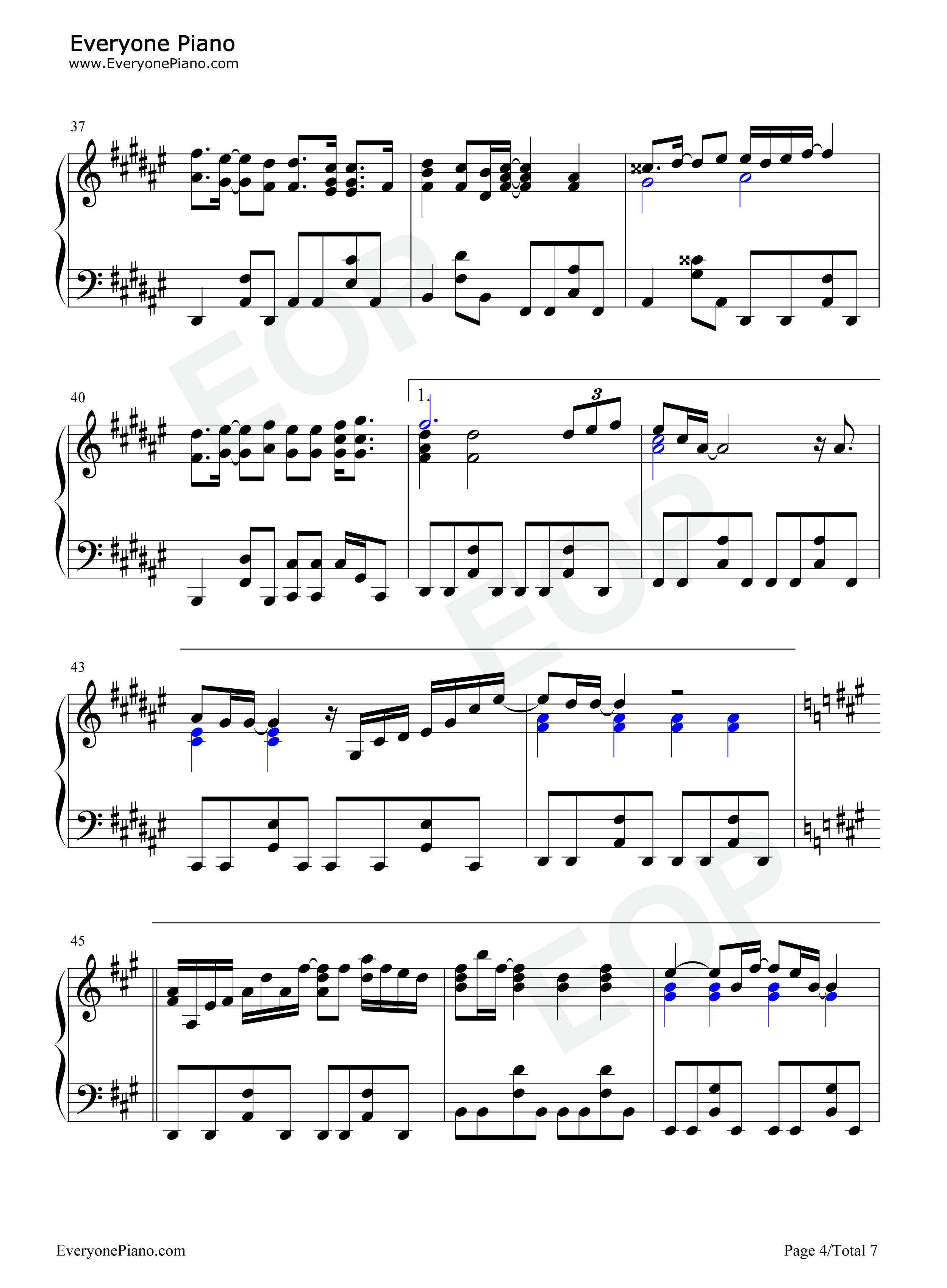 銀の龍の背に乗って钢琴谱_中岛美雪_中島みゆき