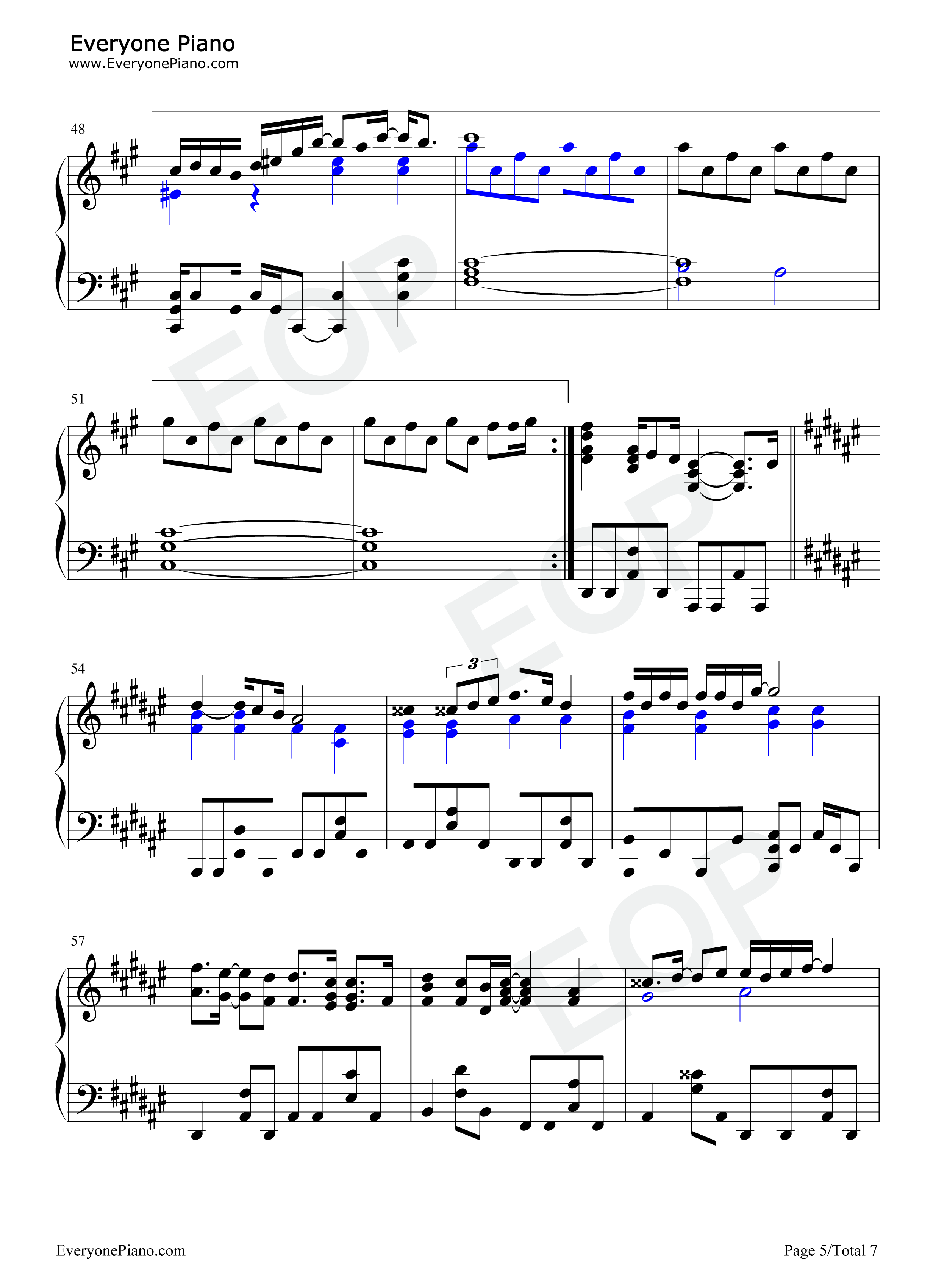 銀の龍の背に乗って钢琴谱_中岛美雪_中島みゆき