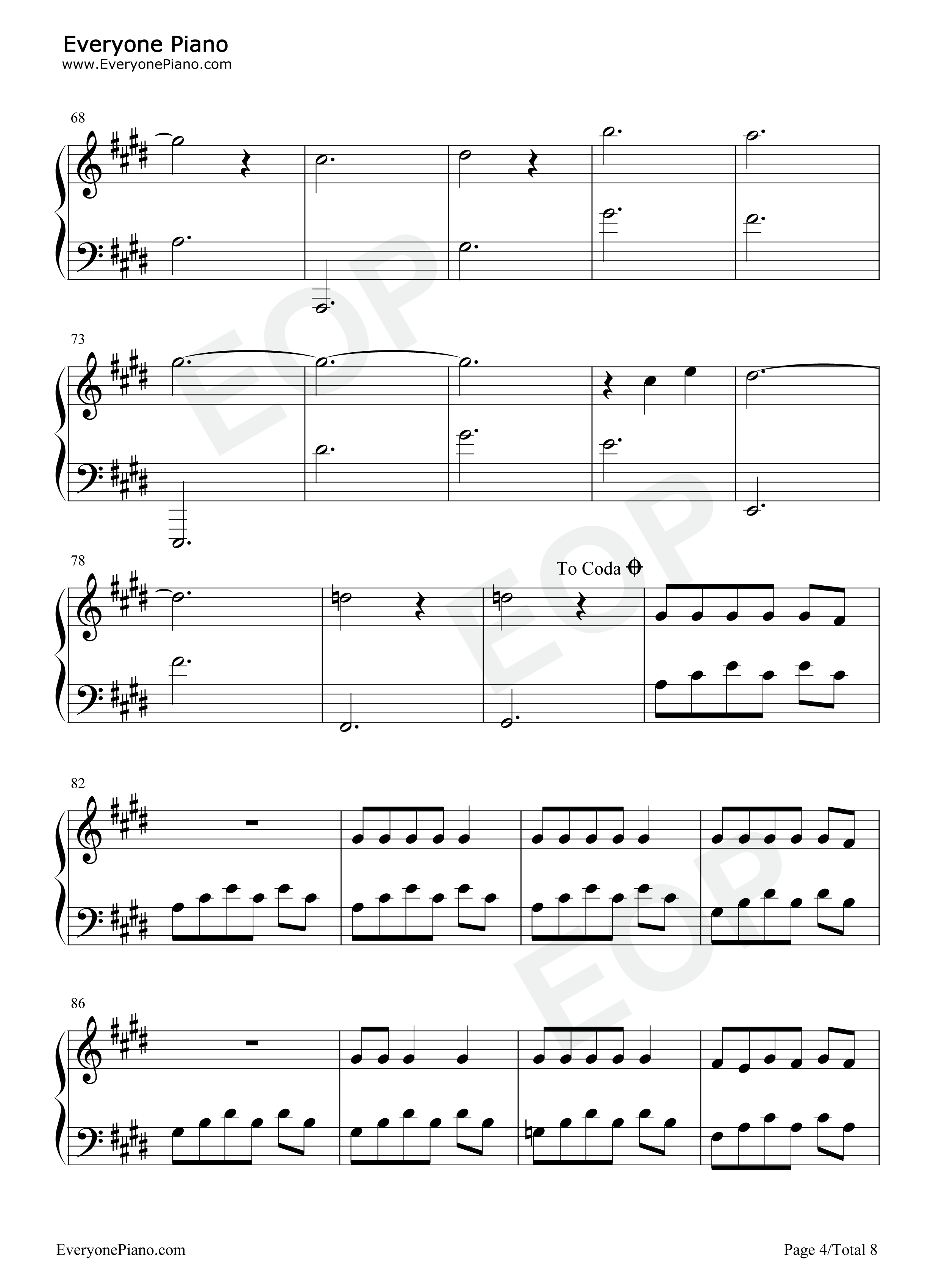 Golden_Hour钢琴谱_JVKE