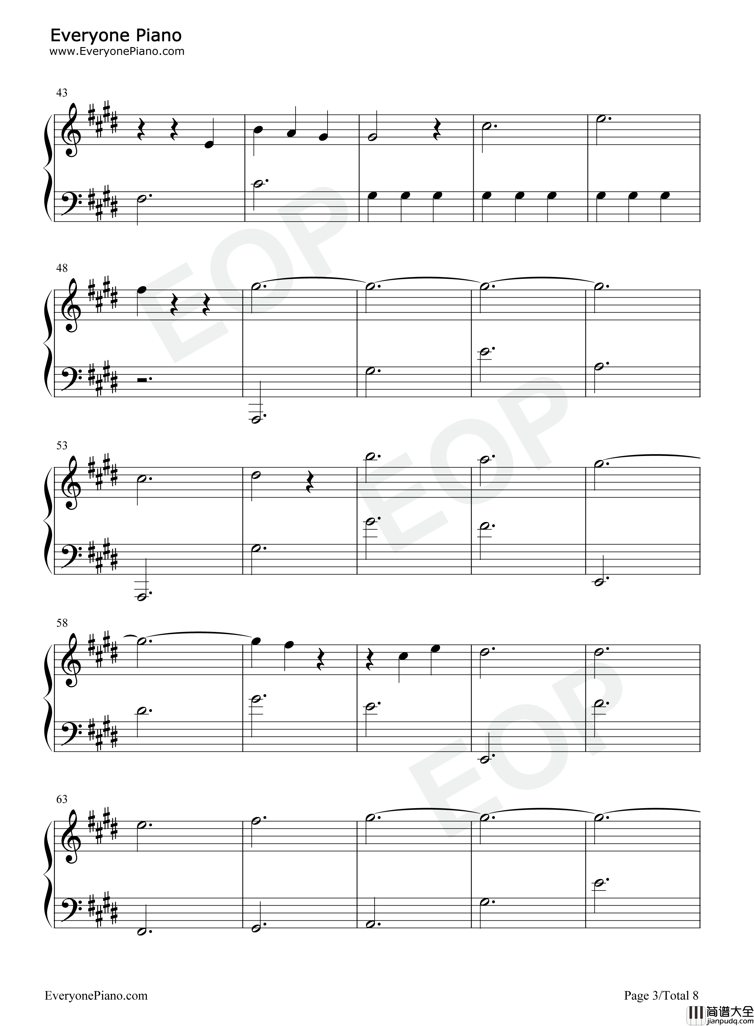 Golden_Hour钢琴谱_JVKE