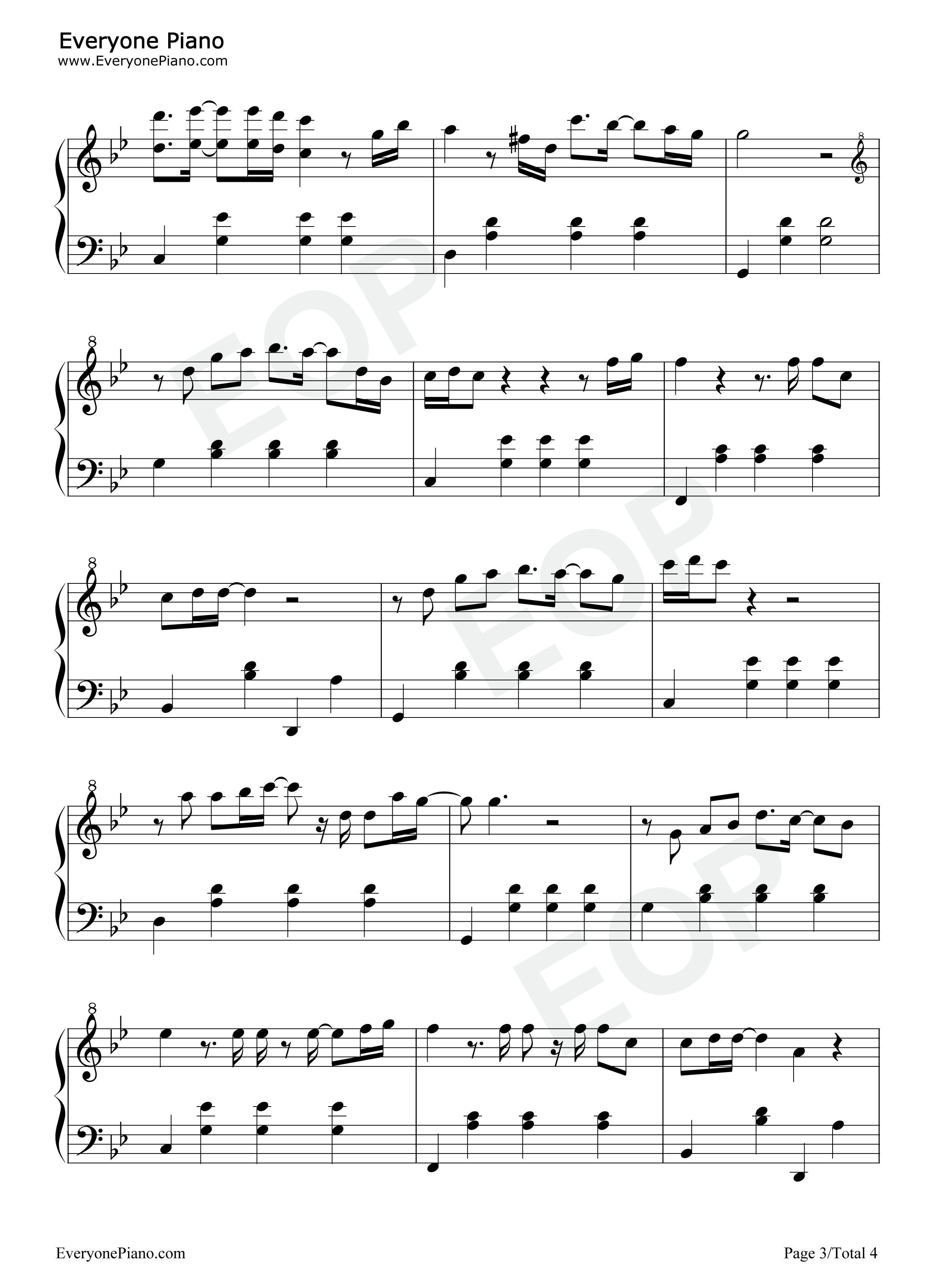 秋恋钢琴谱_祁隆