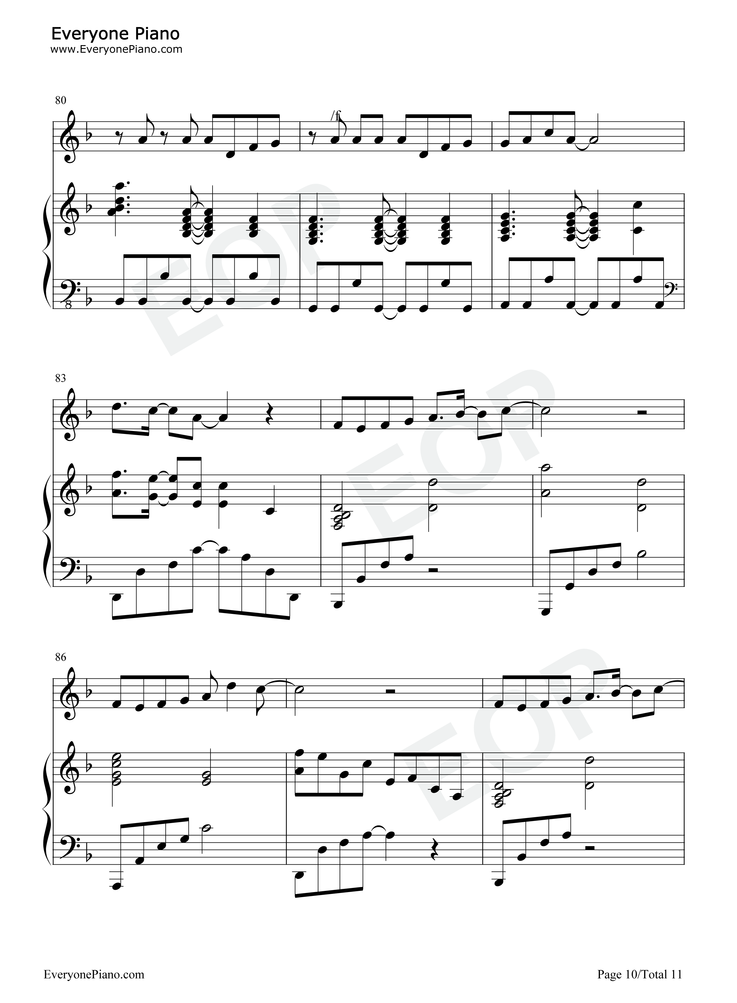 不值得钢琴谱_单依纯