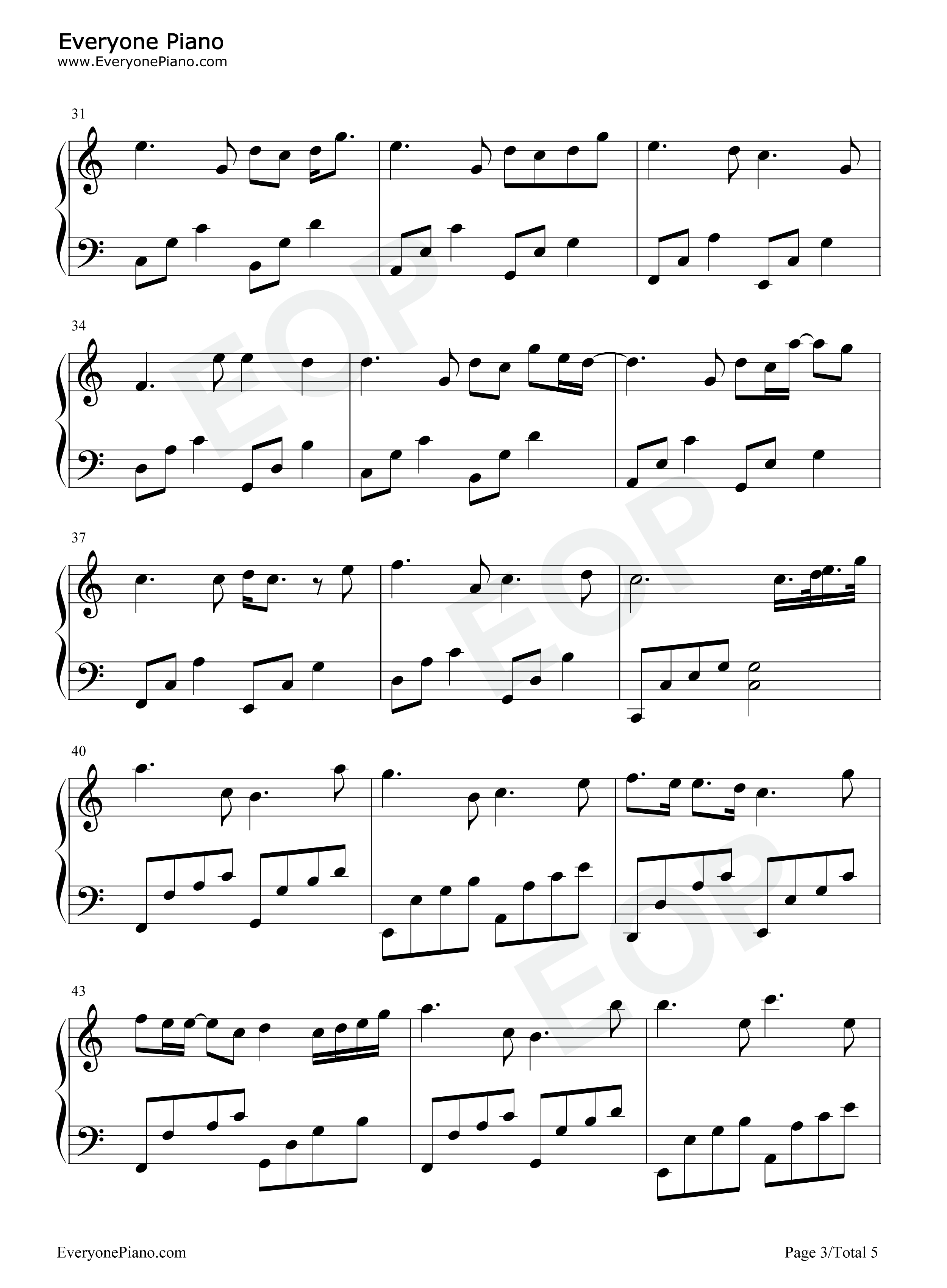 裹着心的光钢琴谱_林俊杰