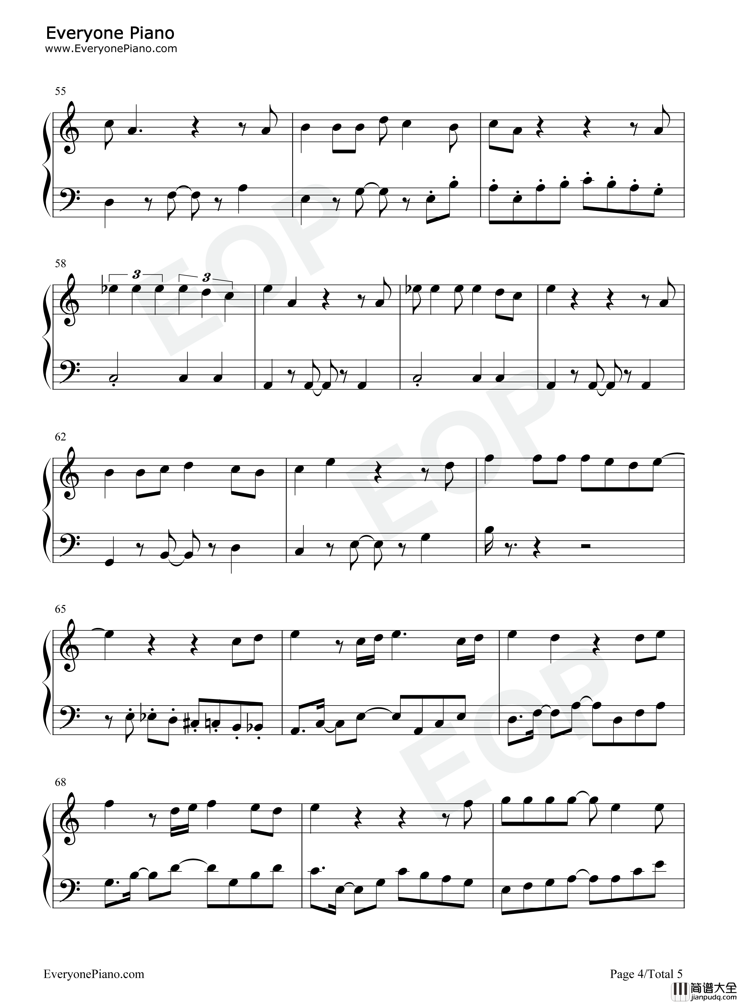 Be_Prepared钢琴谱_Elton_John