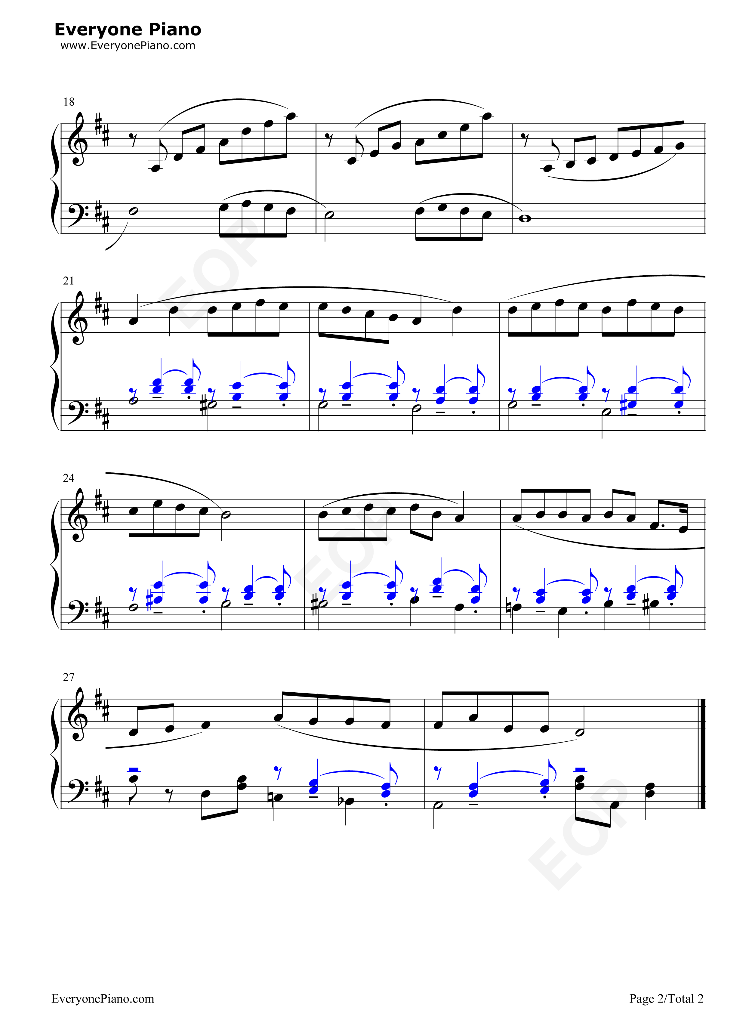 都达尔和玛丽亚钢琴谱_龚耀年