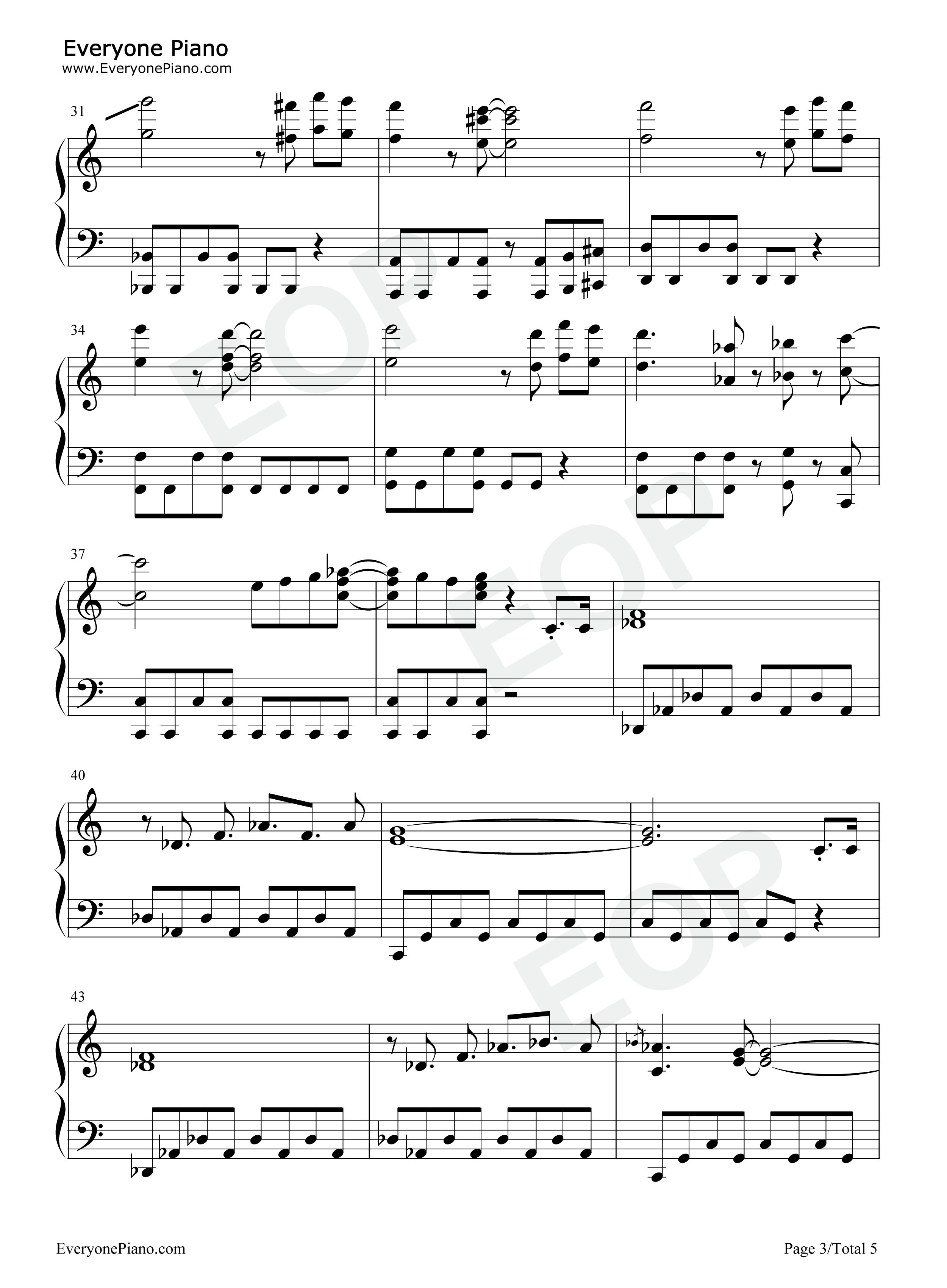 Gusty_Garden_Galaxy钢琴谱_横田真人