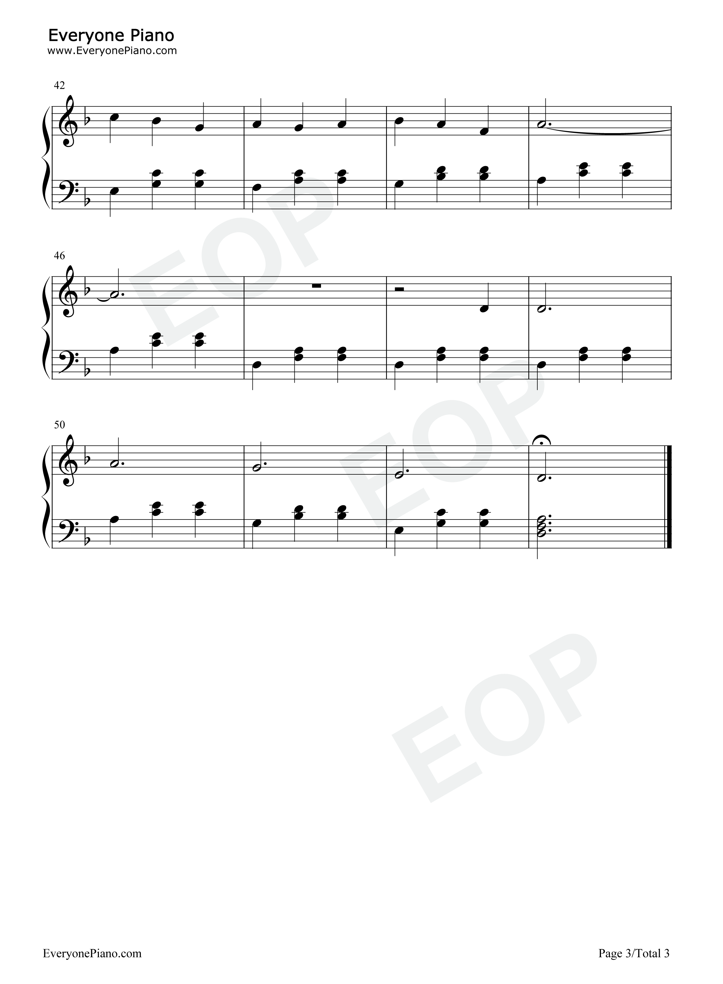 The_Bells_Of_Notre_Dame钢琴谱_Alan_Menken