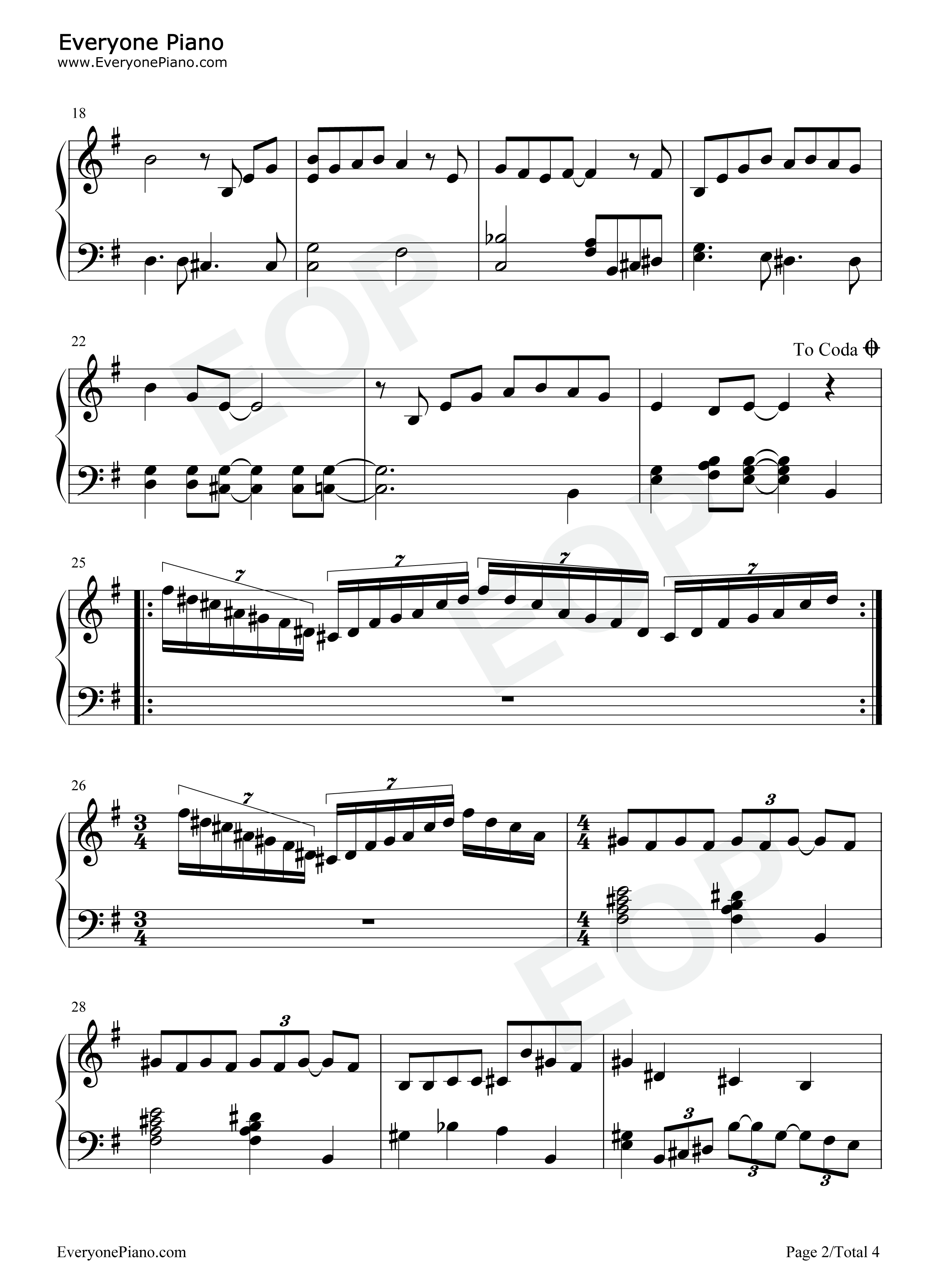 Everybody_Wants_to_Be_a_Cat钢琴谱_Floyd_Huddleston_Al_Rinker