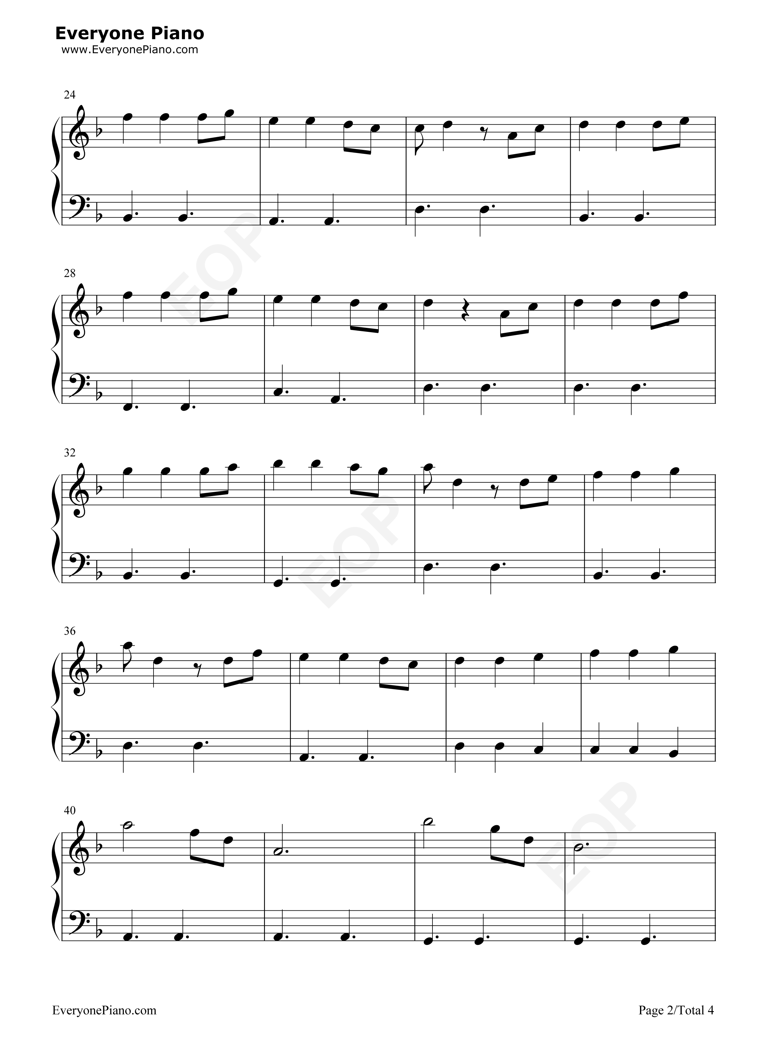 Hes_A_Pirate钢琴谱_Klaus_Badelt