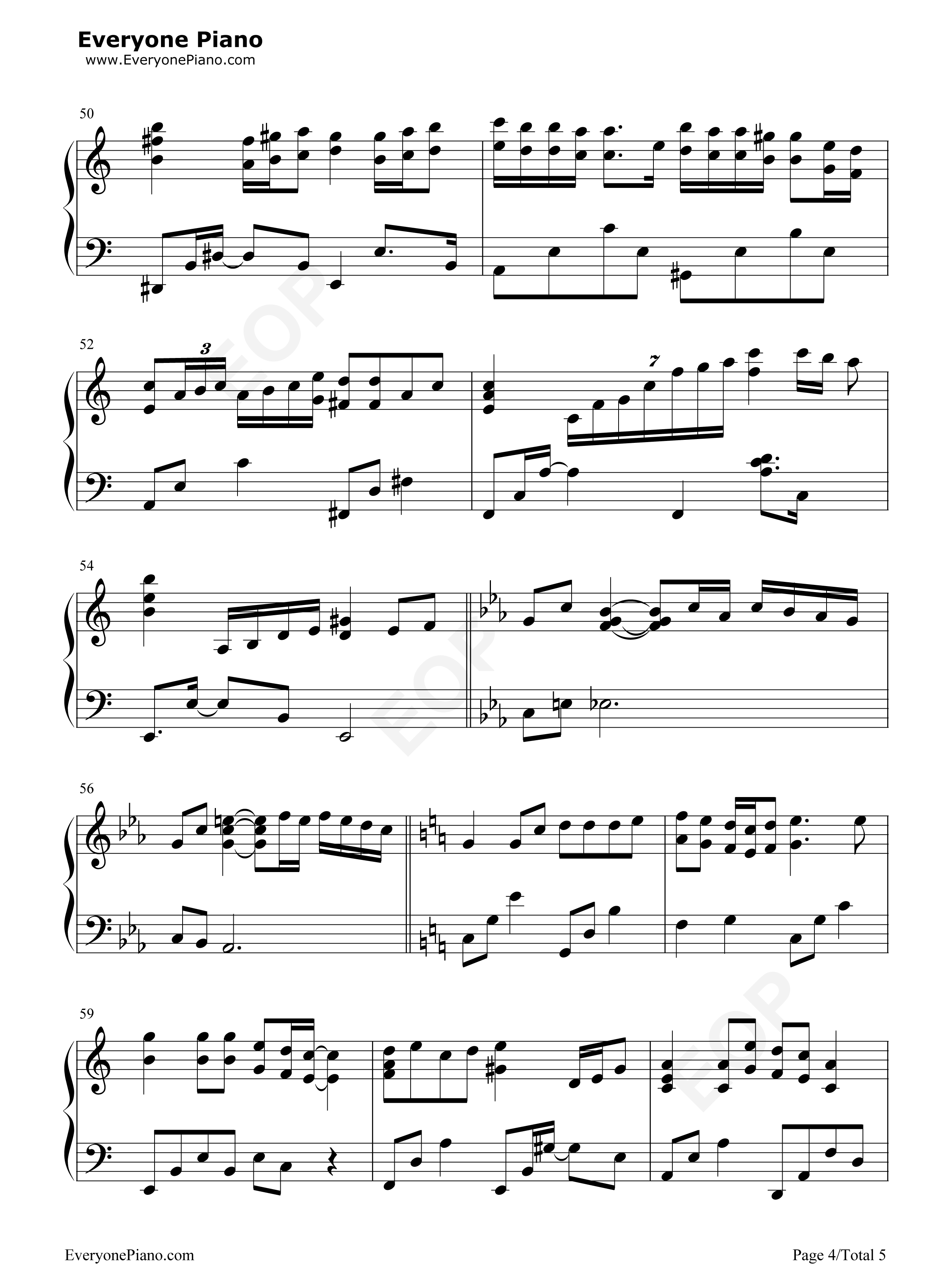 瑟鲁之歌钢琴谱_手嶌葵