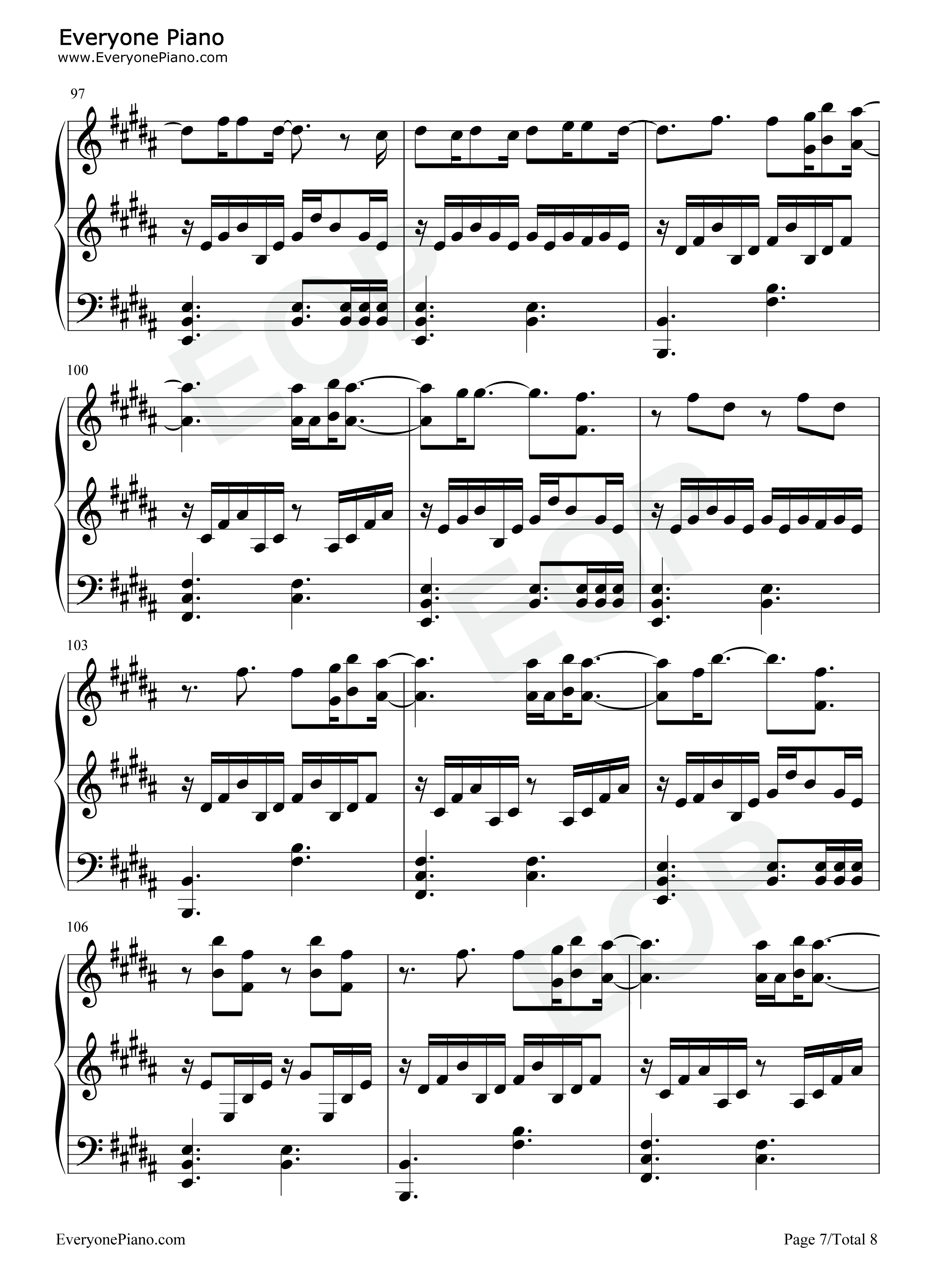 Runaway钢琴谱_Aurora