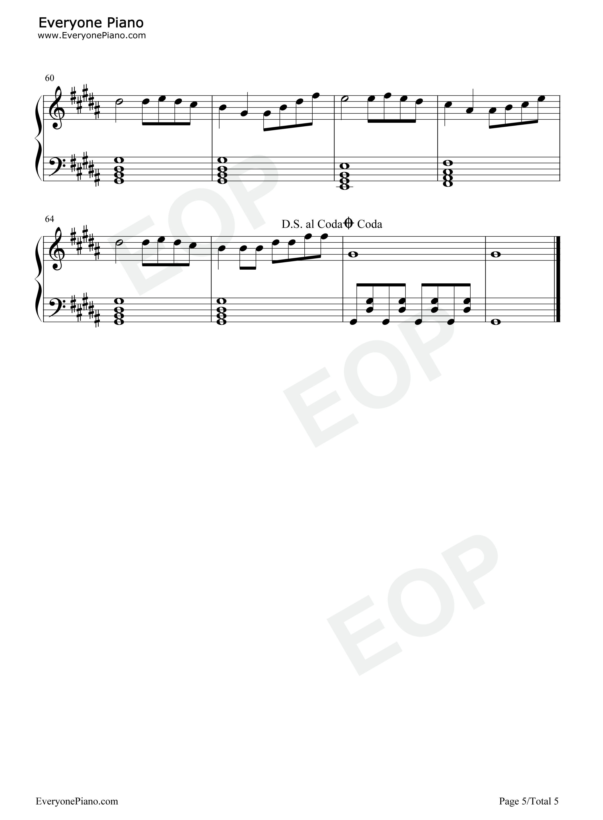 Arhbo钢琴谱_Gims_Ozuna