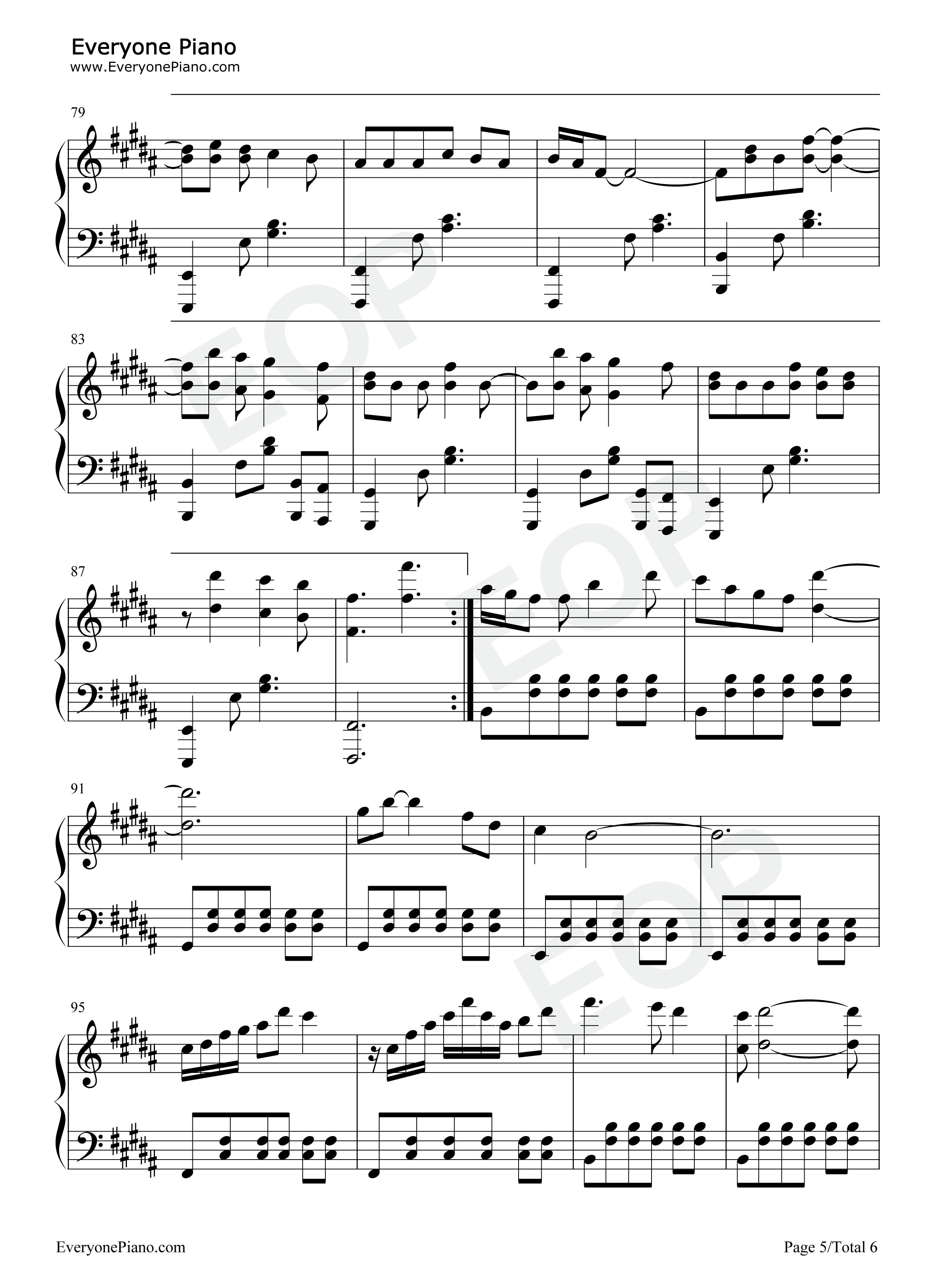 Snow_Flower钢琴谱_V_Peakboy