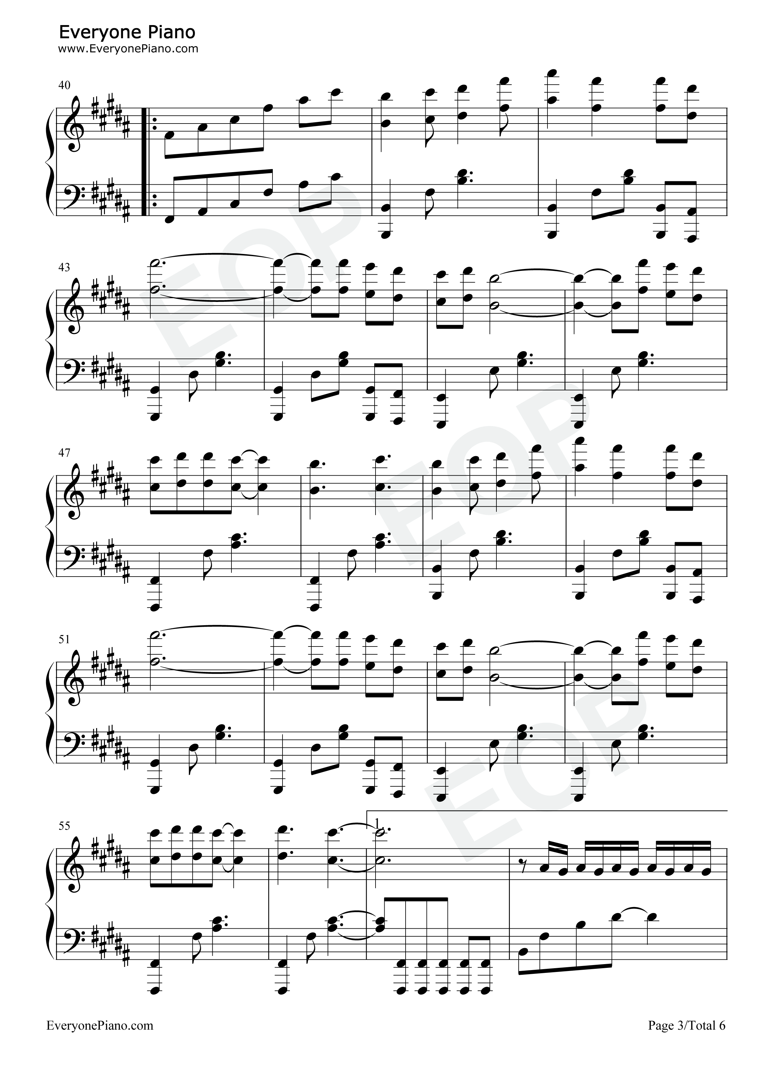 Snow_Flower钢琴谱_V_Peakboy