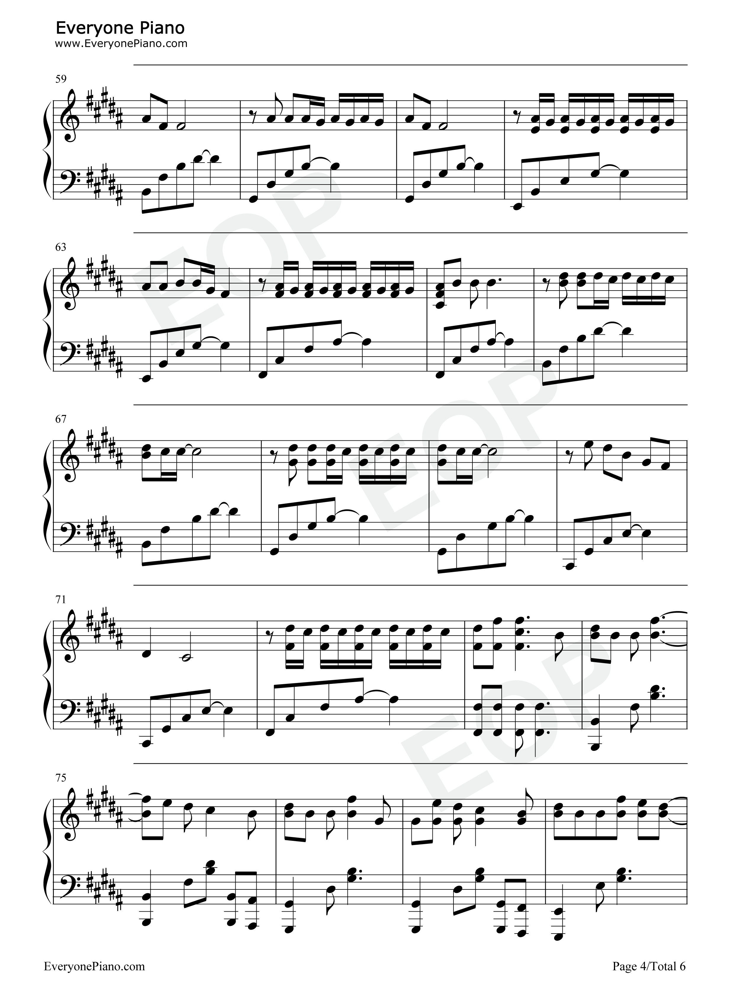 Snow_Flower钢琴谱_V_Peakboy