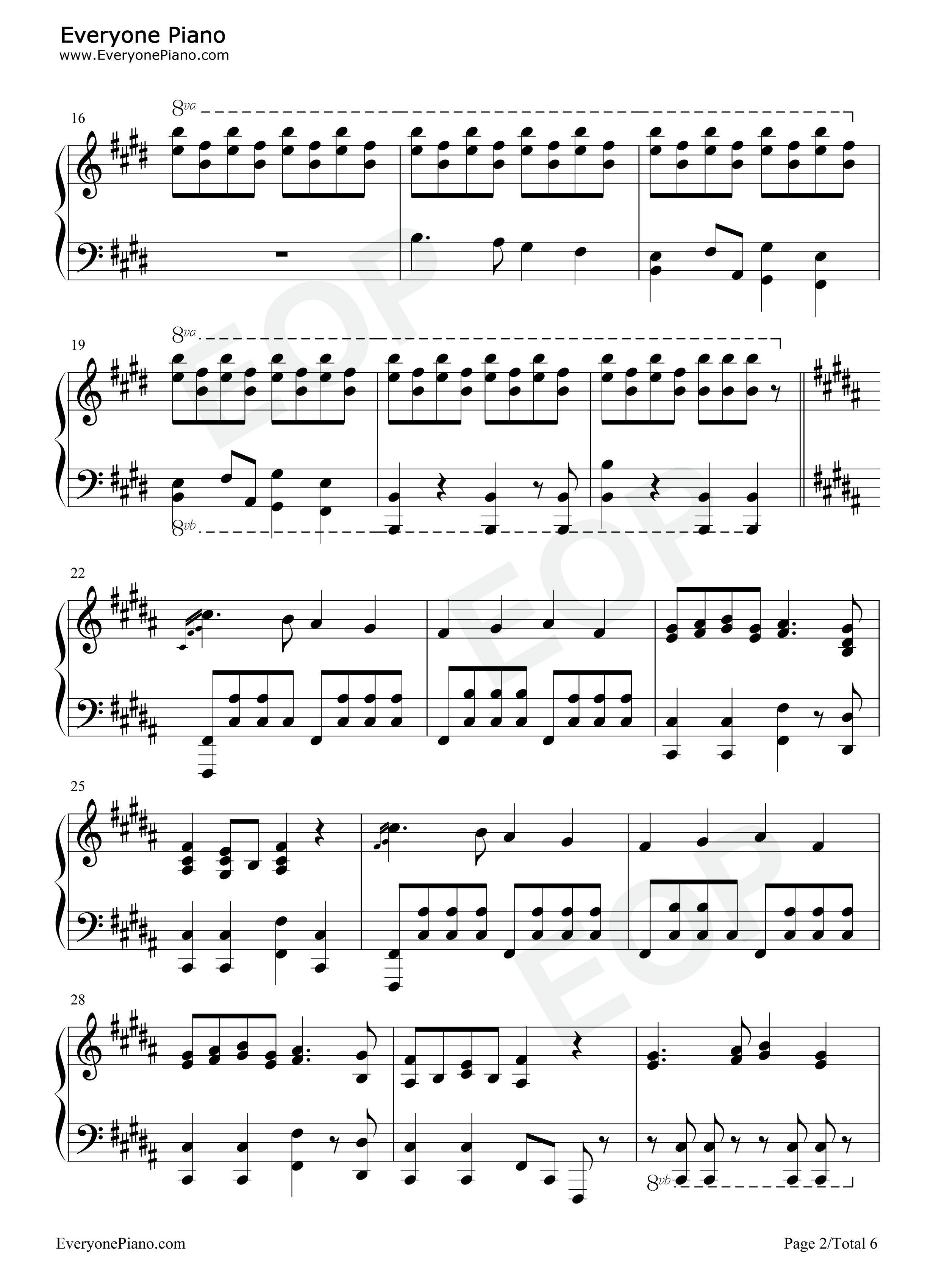 Deck_The_Halls钢琴谱_Thomas_Oliphant