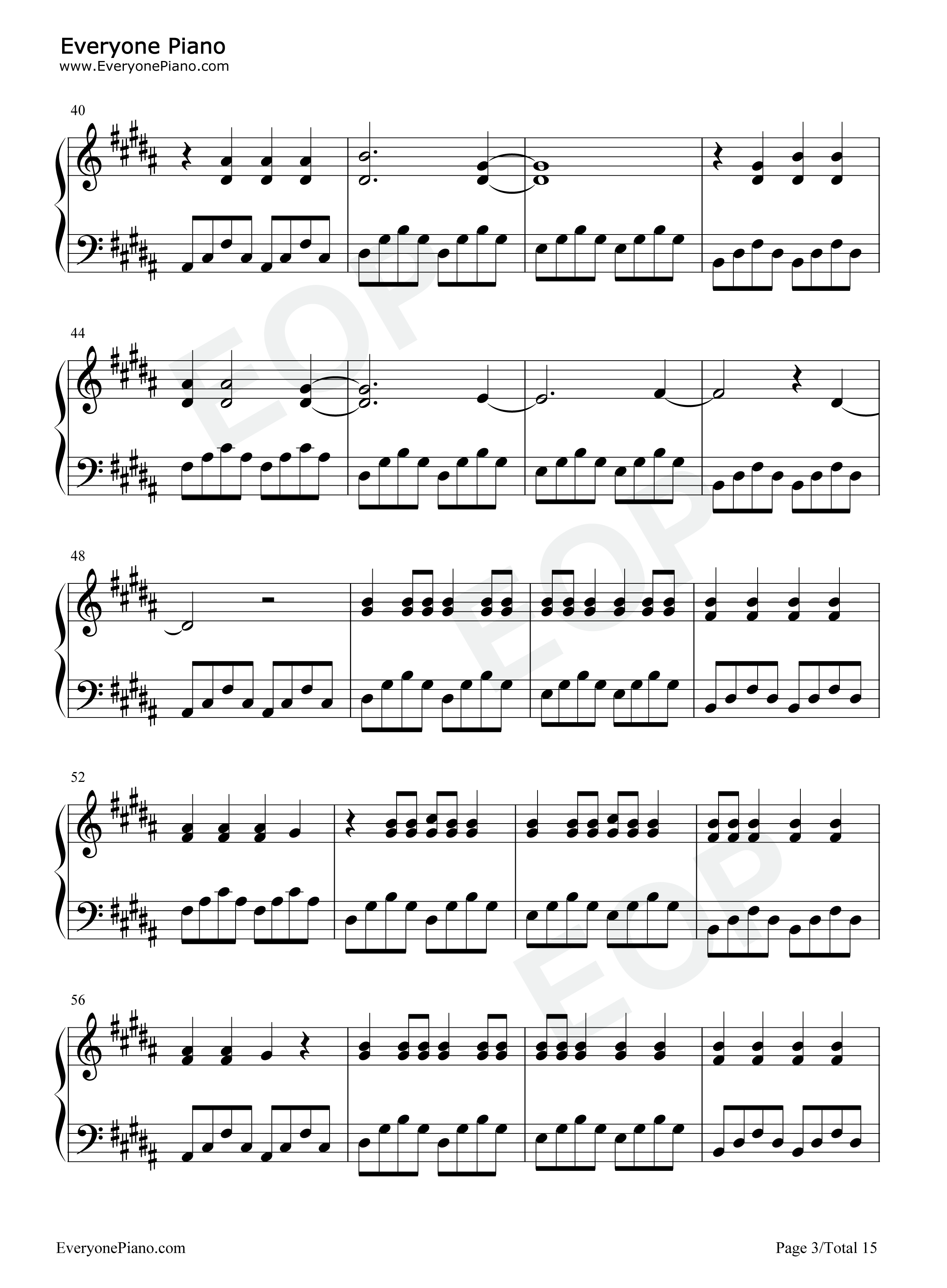 Snow_Hey_Oh钢琴谱_Red_Hot_Chili_Peppers