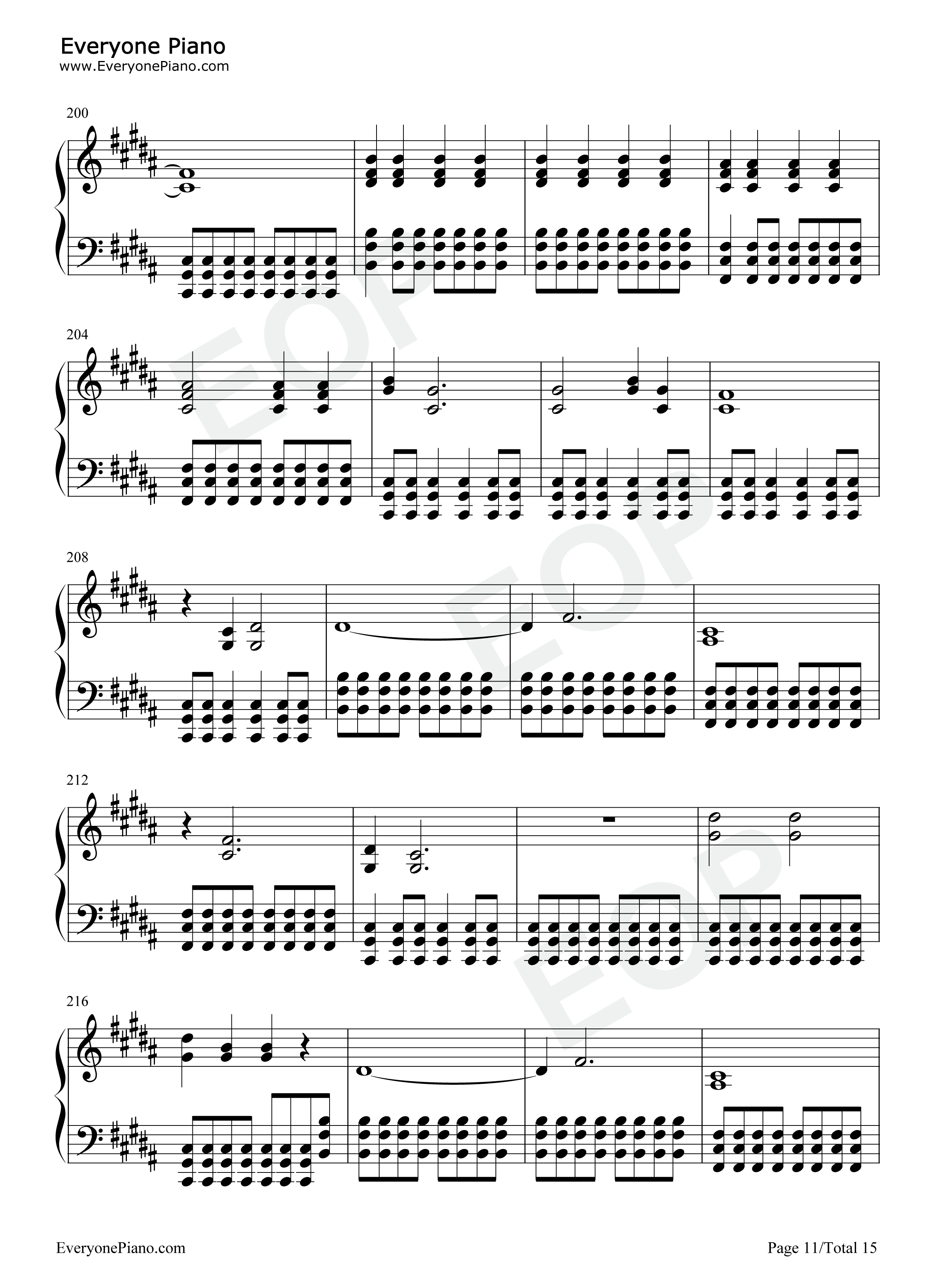 Snow_Hey_Oh钢琴谱_Red_Hot_Chili_Peppers