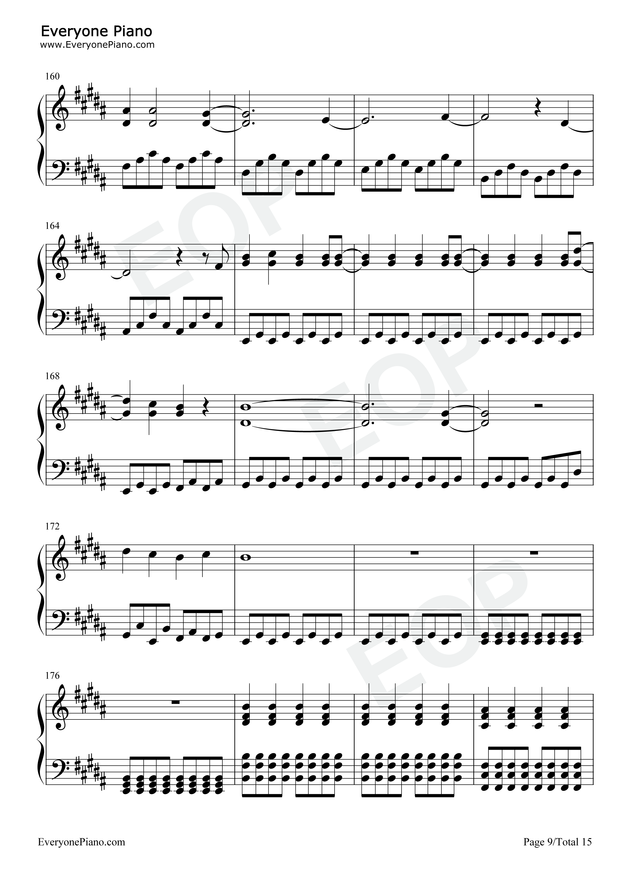 Snow_Hey_Oh钢琴谱_Red_Hot_Chili_Peppers