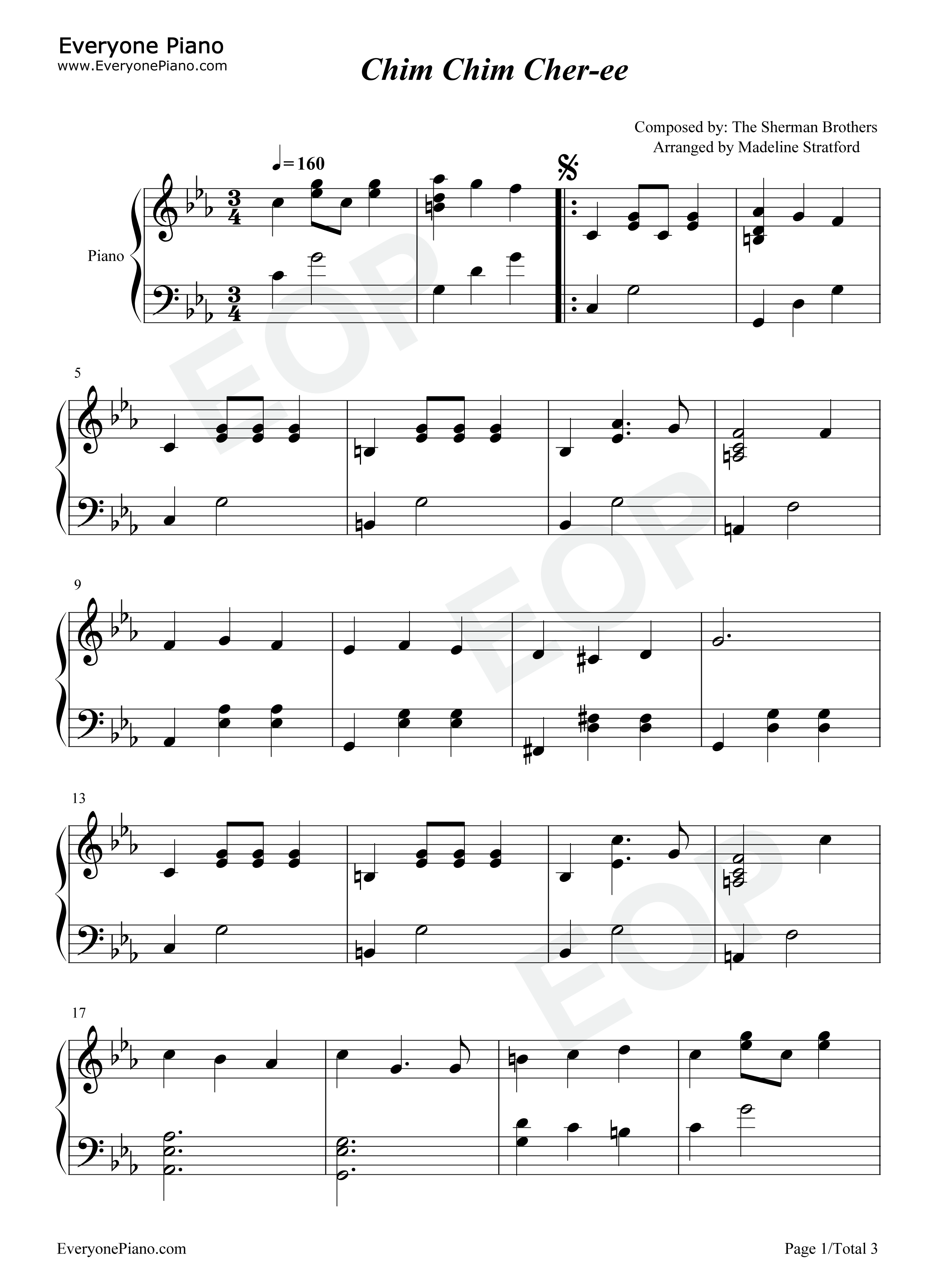 Chim_Chim_Cher钢琴谱_Dick_Van_Dyke_Julie_Andrews