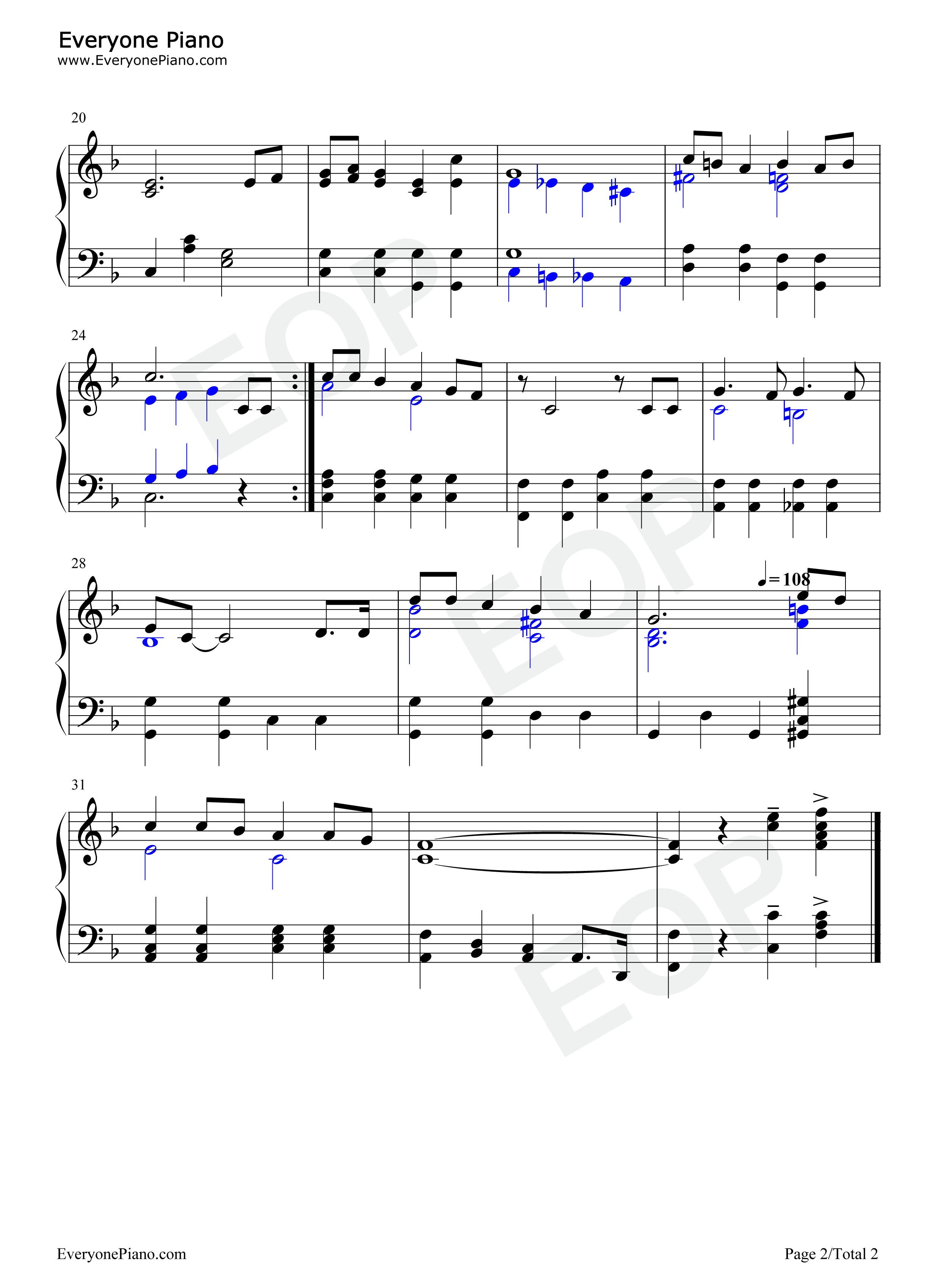 Let_It_Snow_Let_It_Snow_Let_It_Snow钢琴谱_Jule_Styne