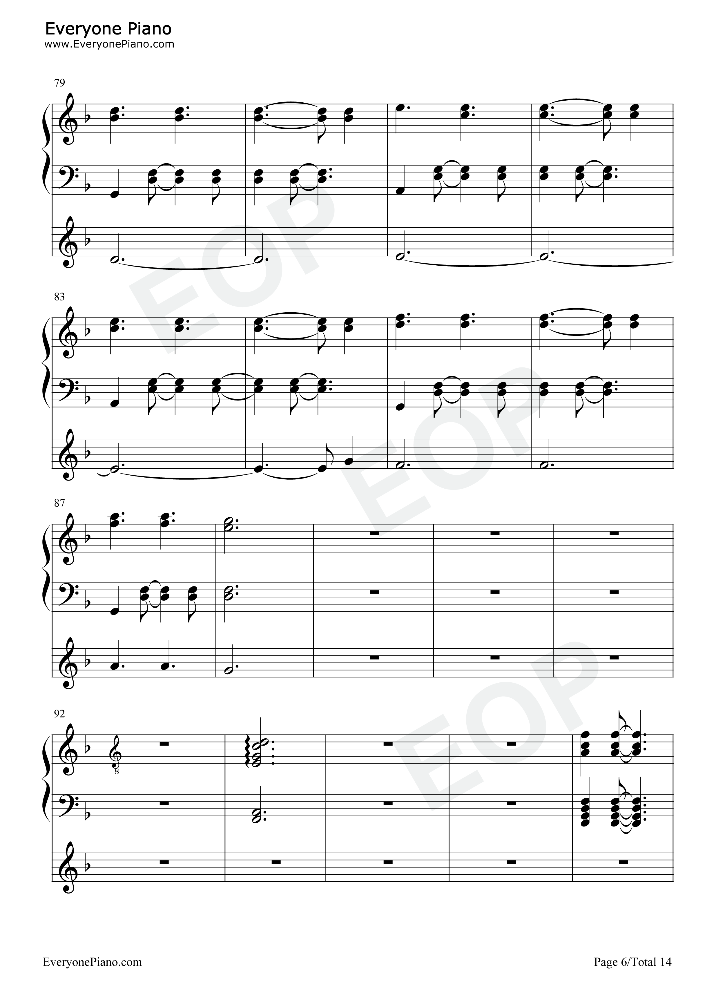 Promise_With_You钢琴谱_小濑村晶_Shaylee