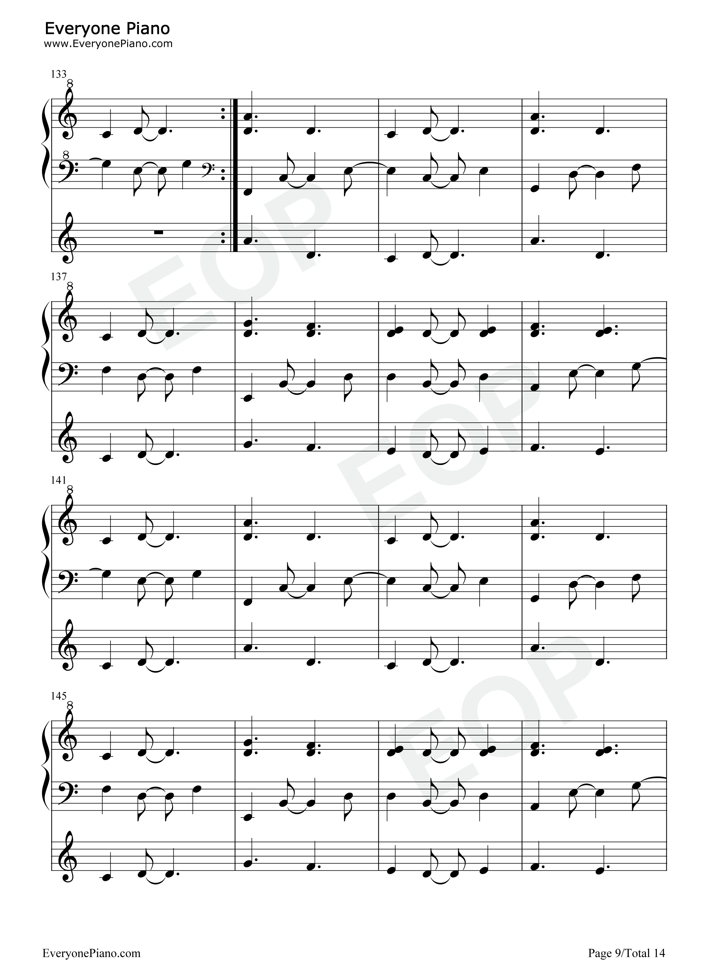 Promise_With_You钢琴谱_小濑村晶_Shaylee