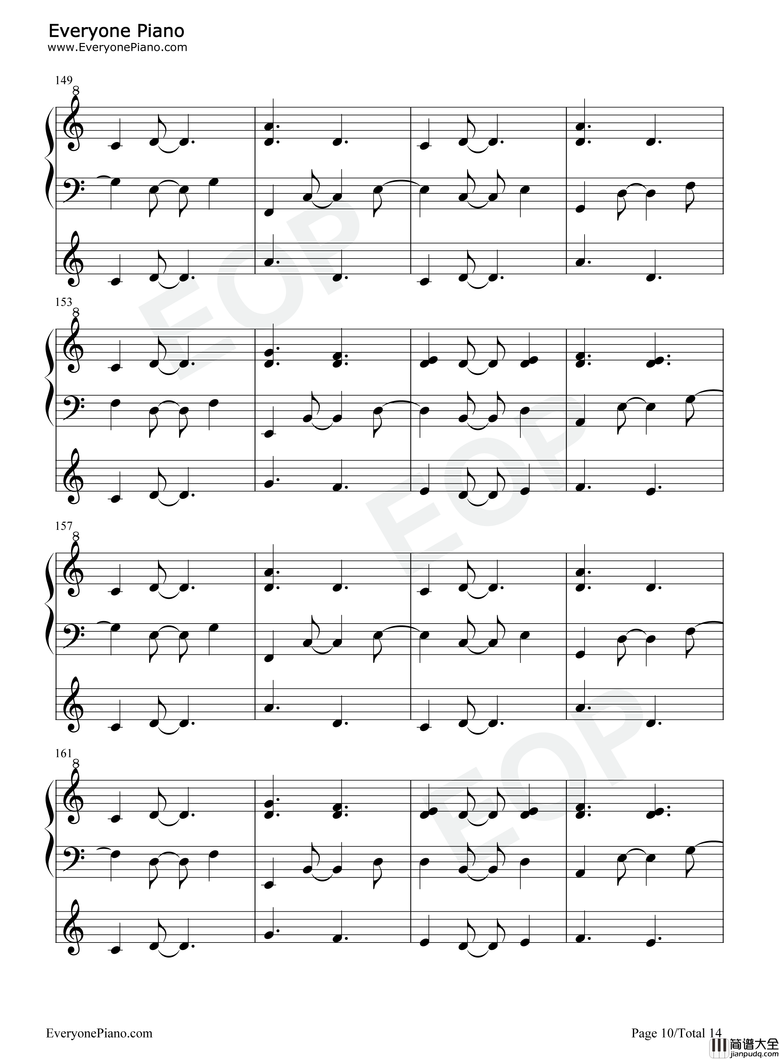 Promise_With_You钢琴谱_小濑村晶_Shaylee