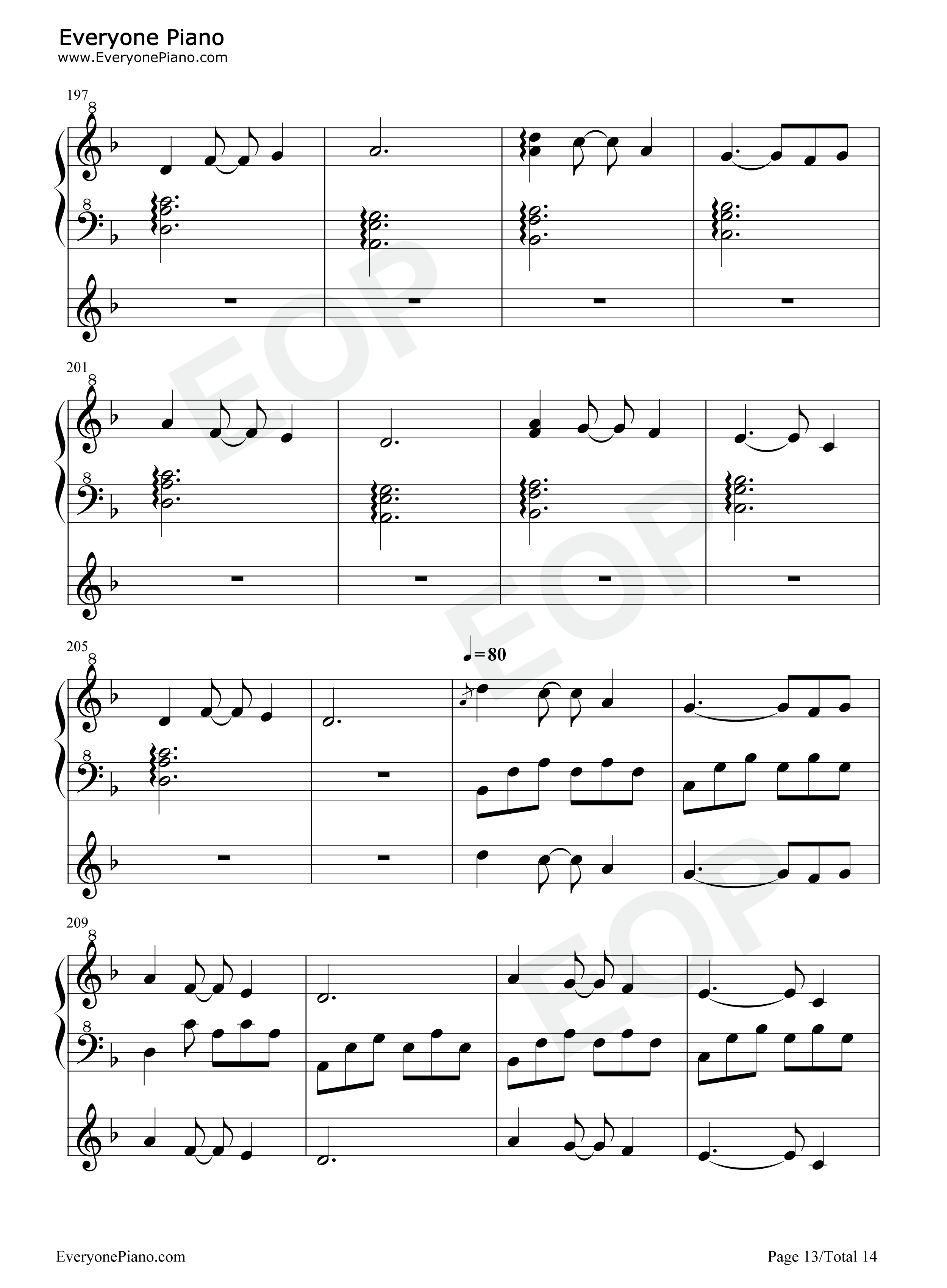 Promise_With_You钢琴谱_小濑村晶_Shaylee