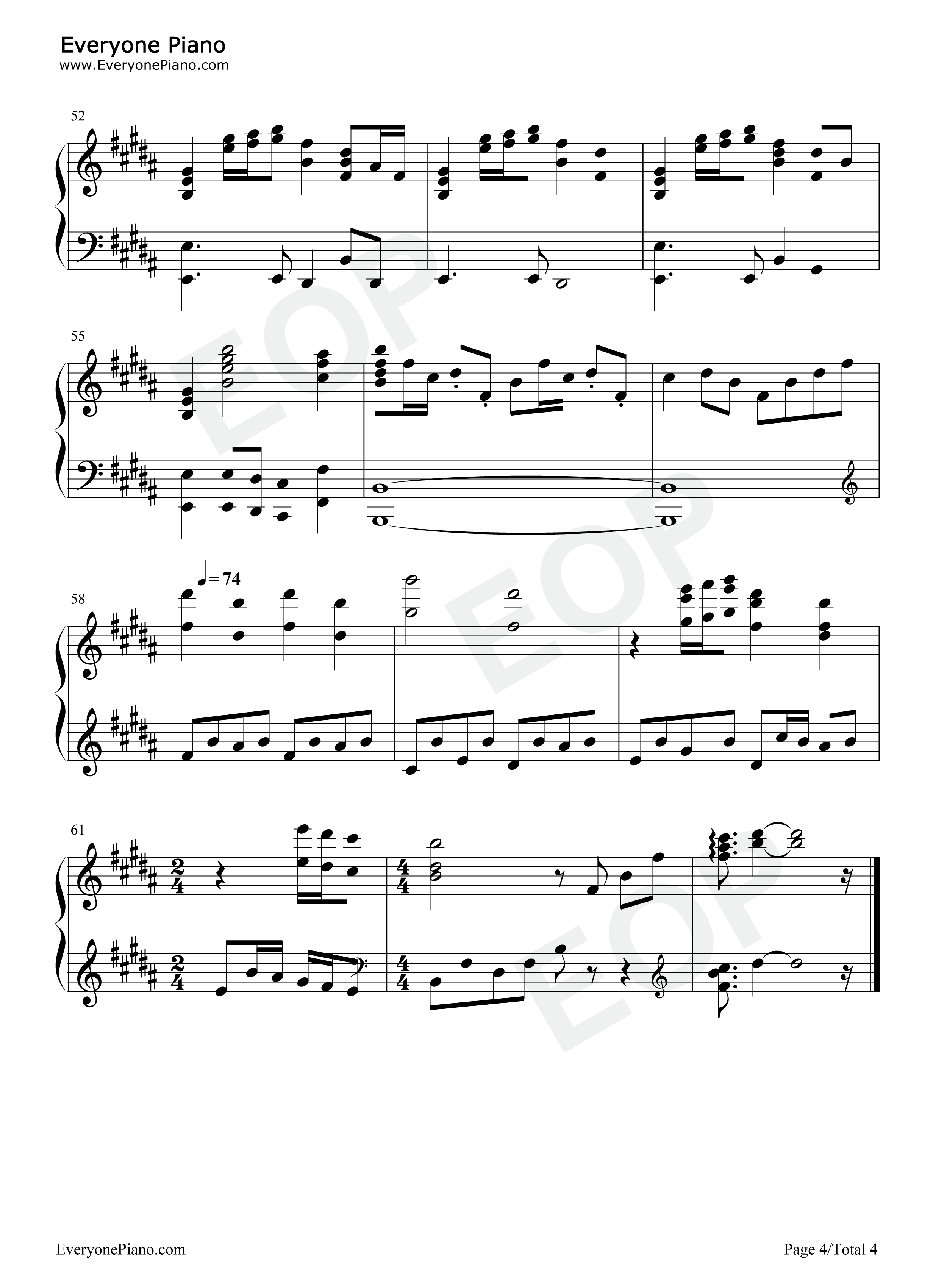 Somewhere_In_My_Memory钢琴谱_John_Williams