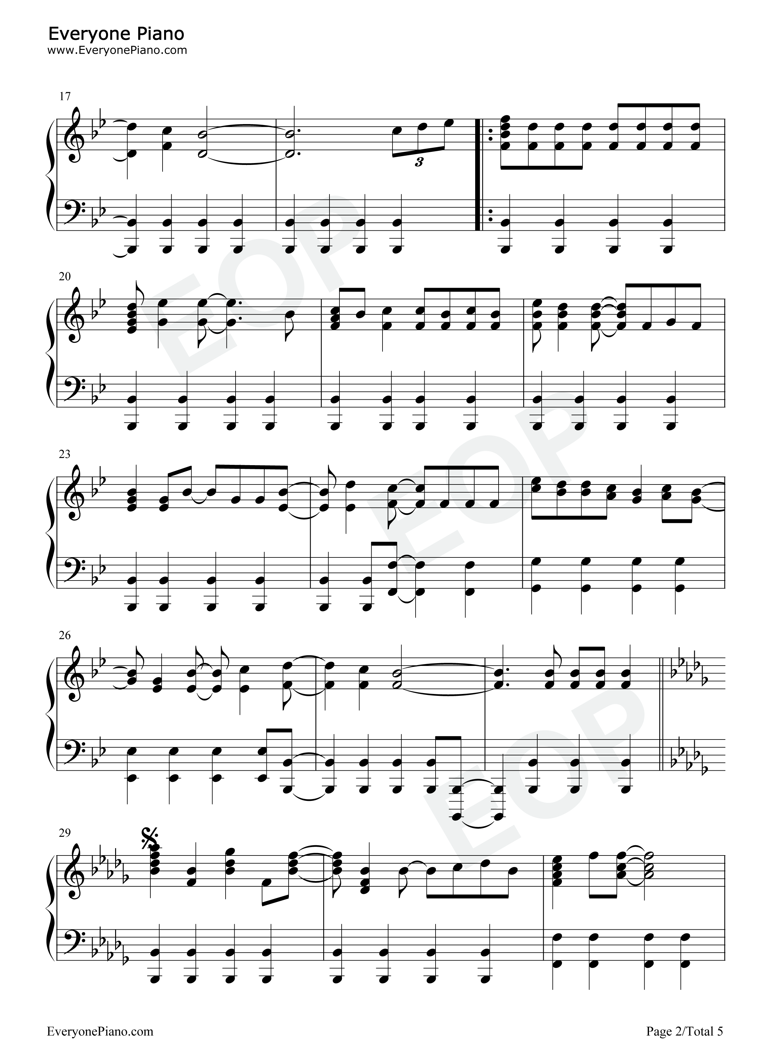 Im_Still_Standing钢琴谱_Elton_John_Bernie_Taupin