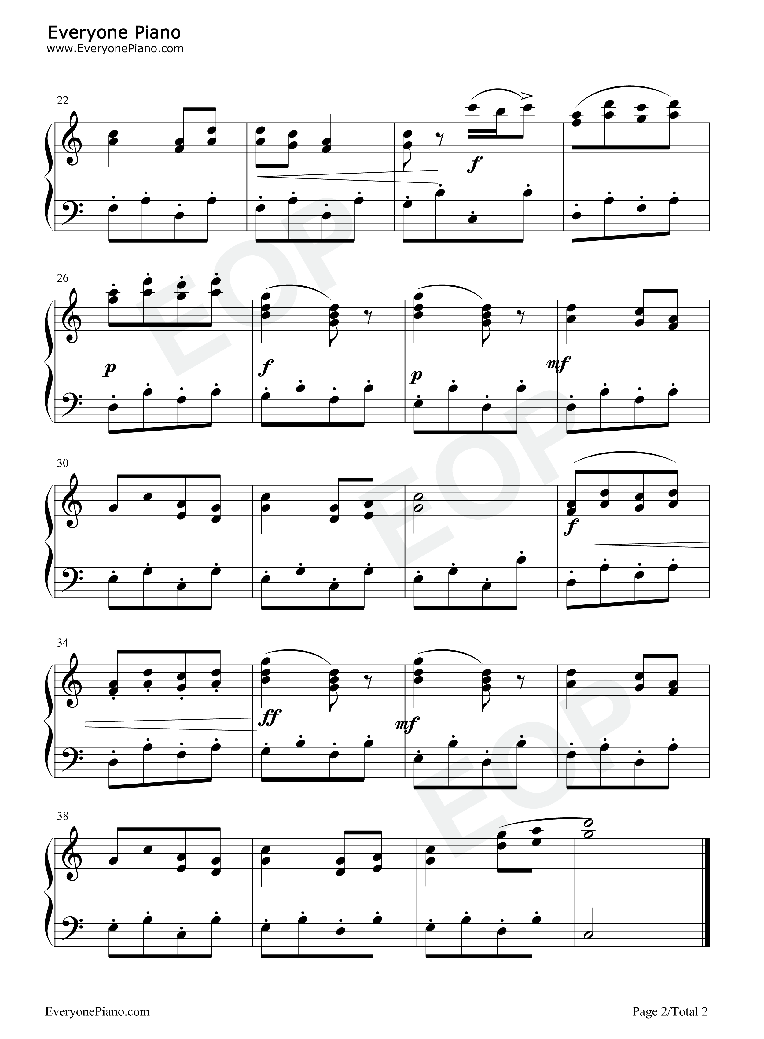 阿西里西钢琴谱_龚耀年