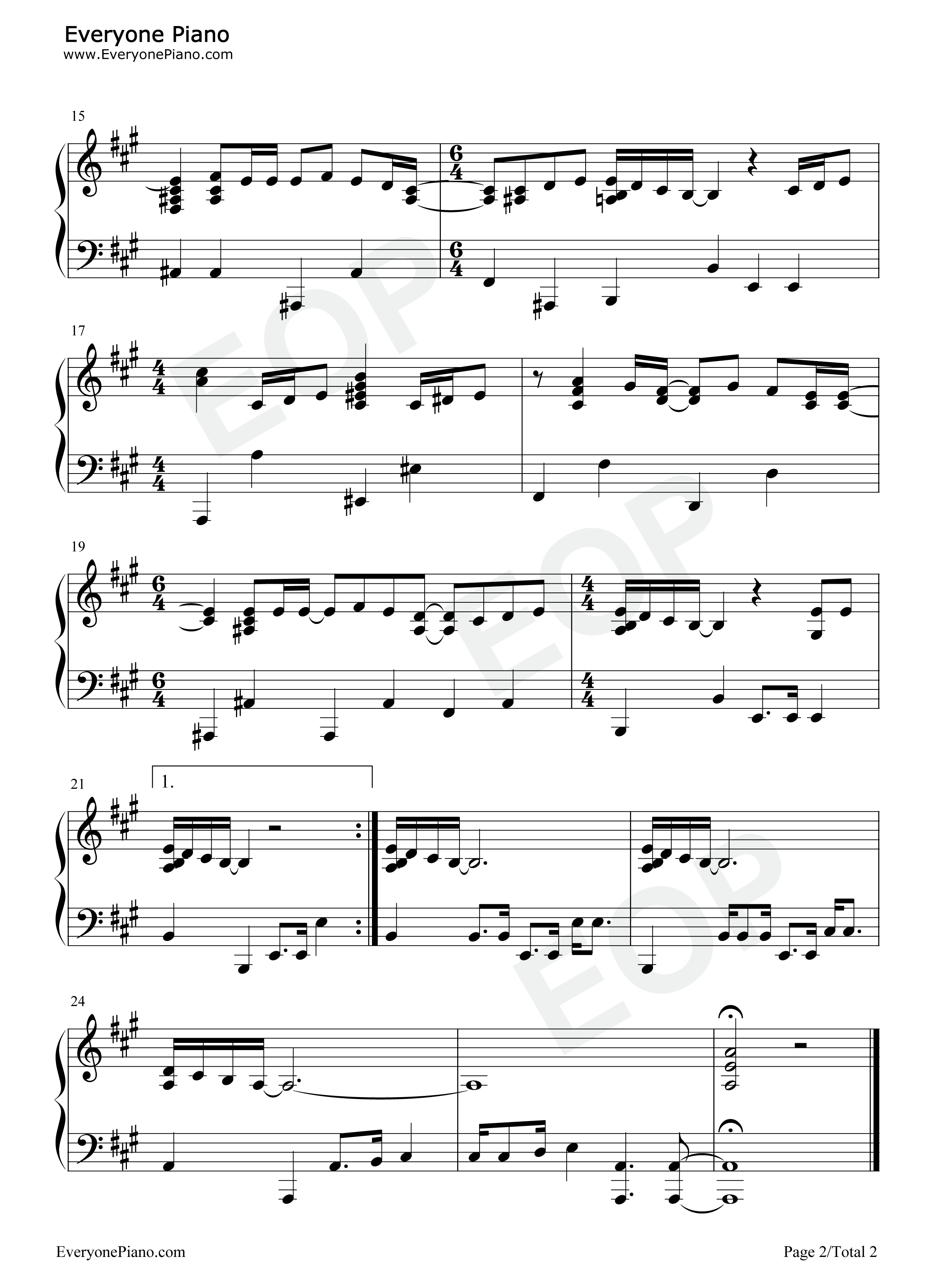 Happy_New_Year钢琴谱_ABBA