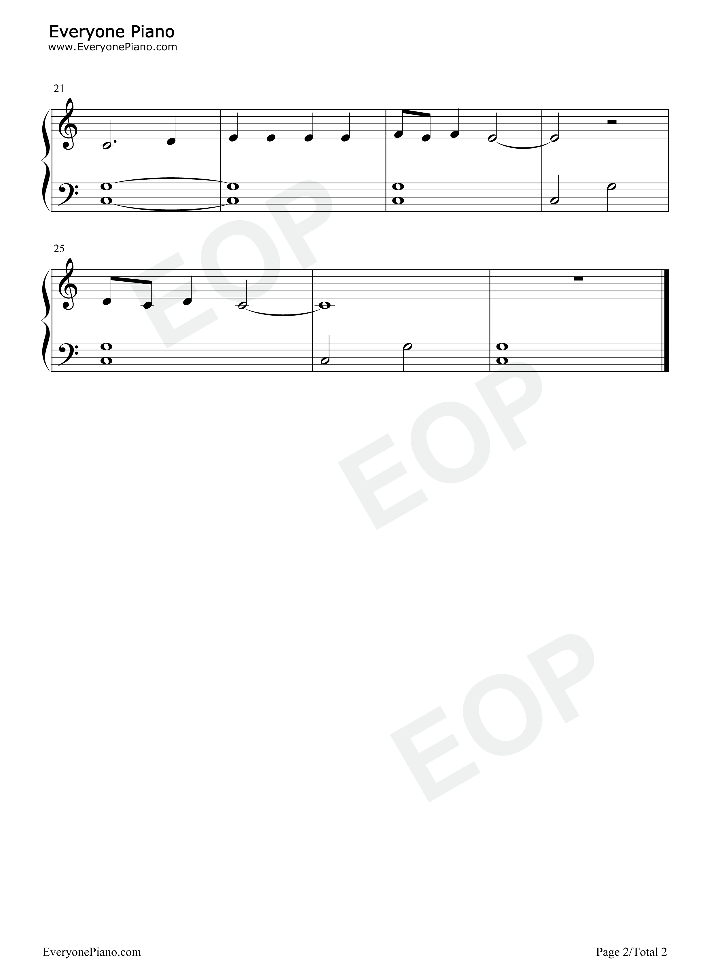 The_Little_Drummer_Boy钢琴谱_Katherine_Kennicott_Davis