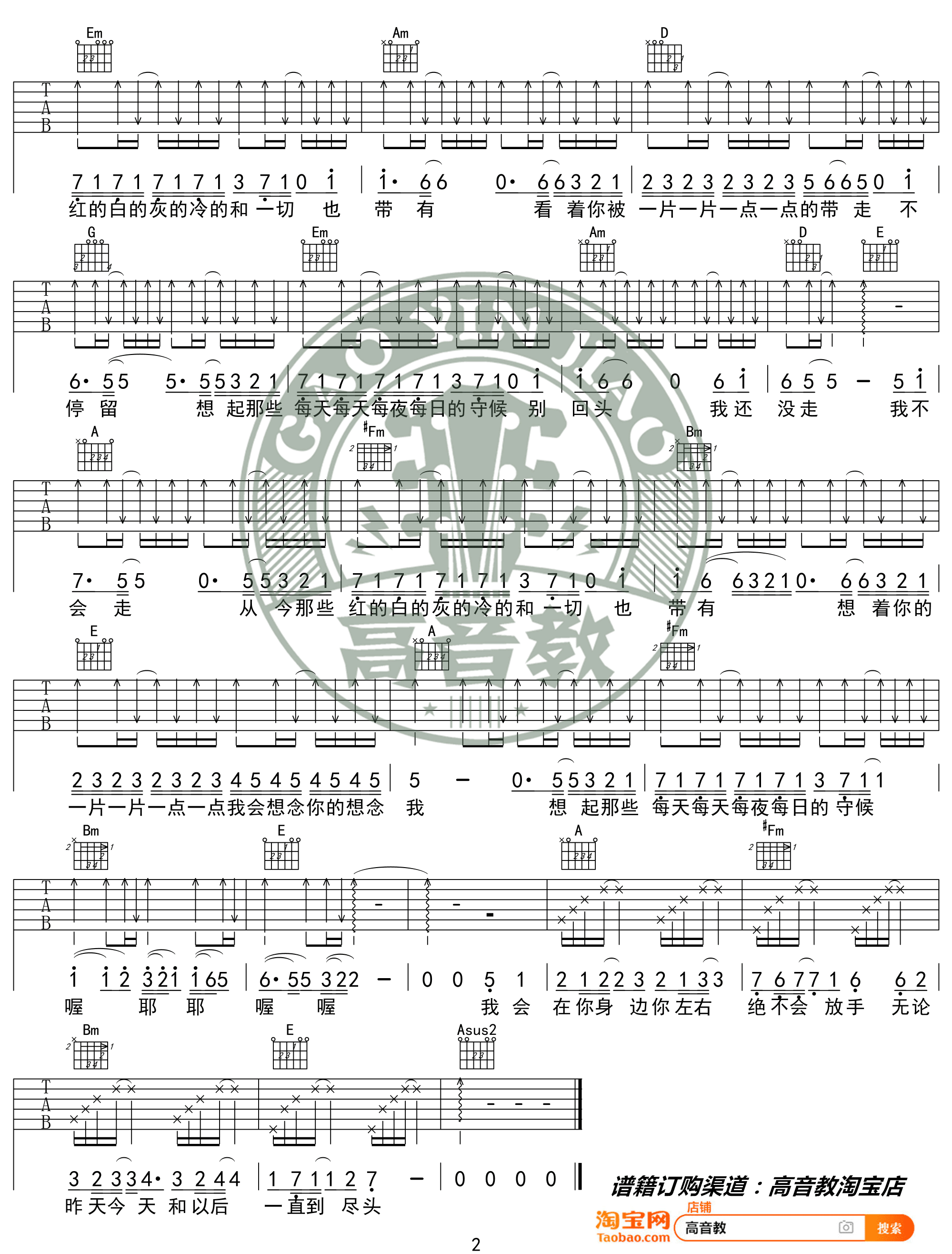 夏洛特烦恼吉他谱预览图